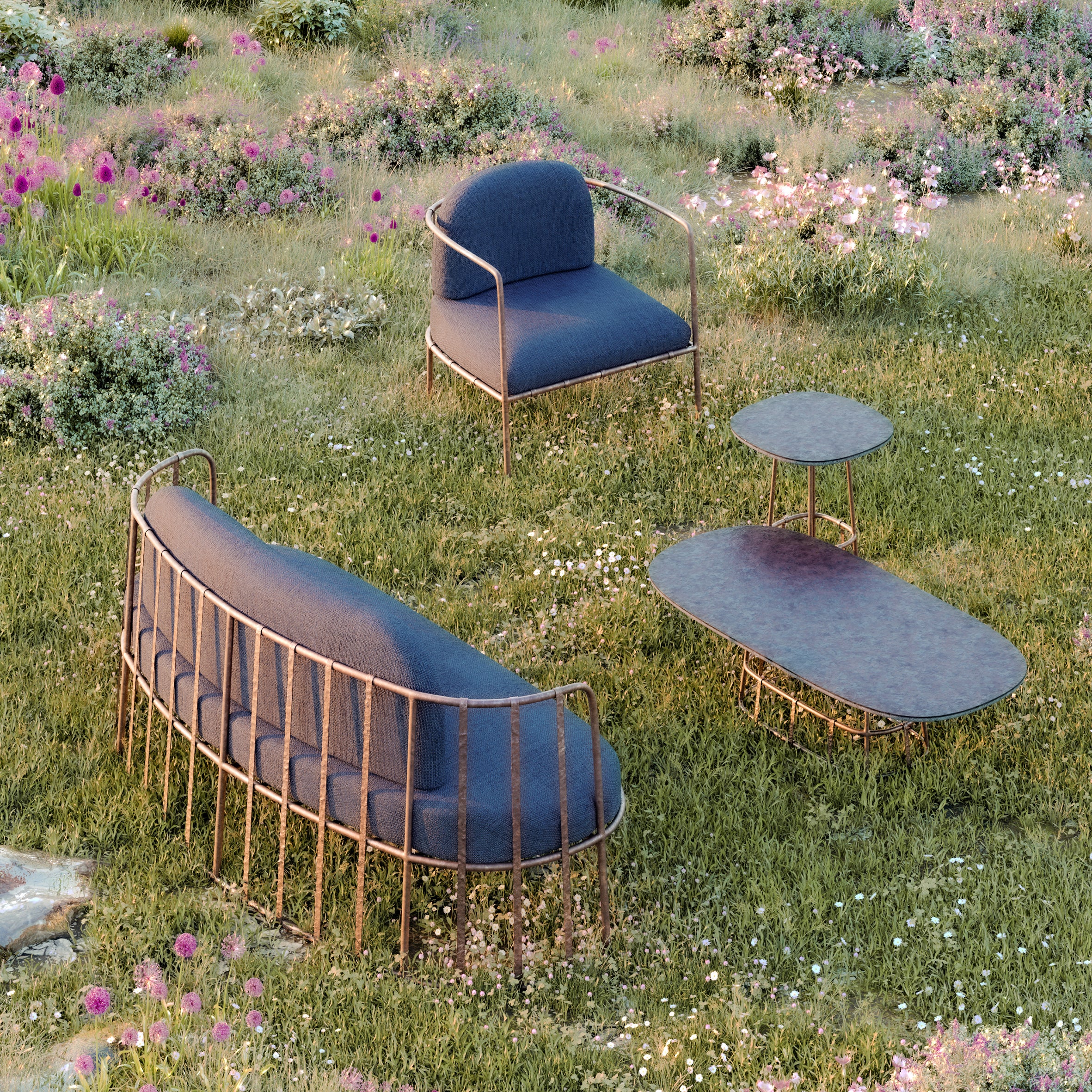 Dolmen Outdoor Lounge Chair