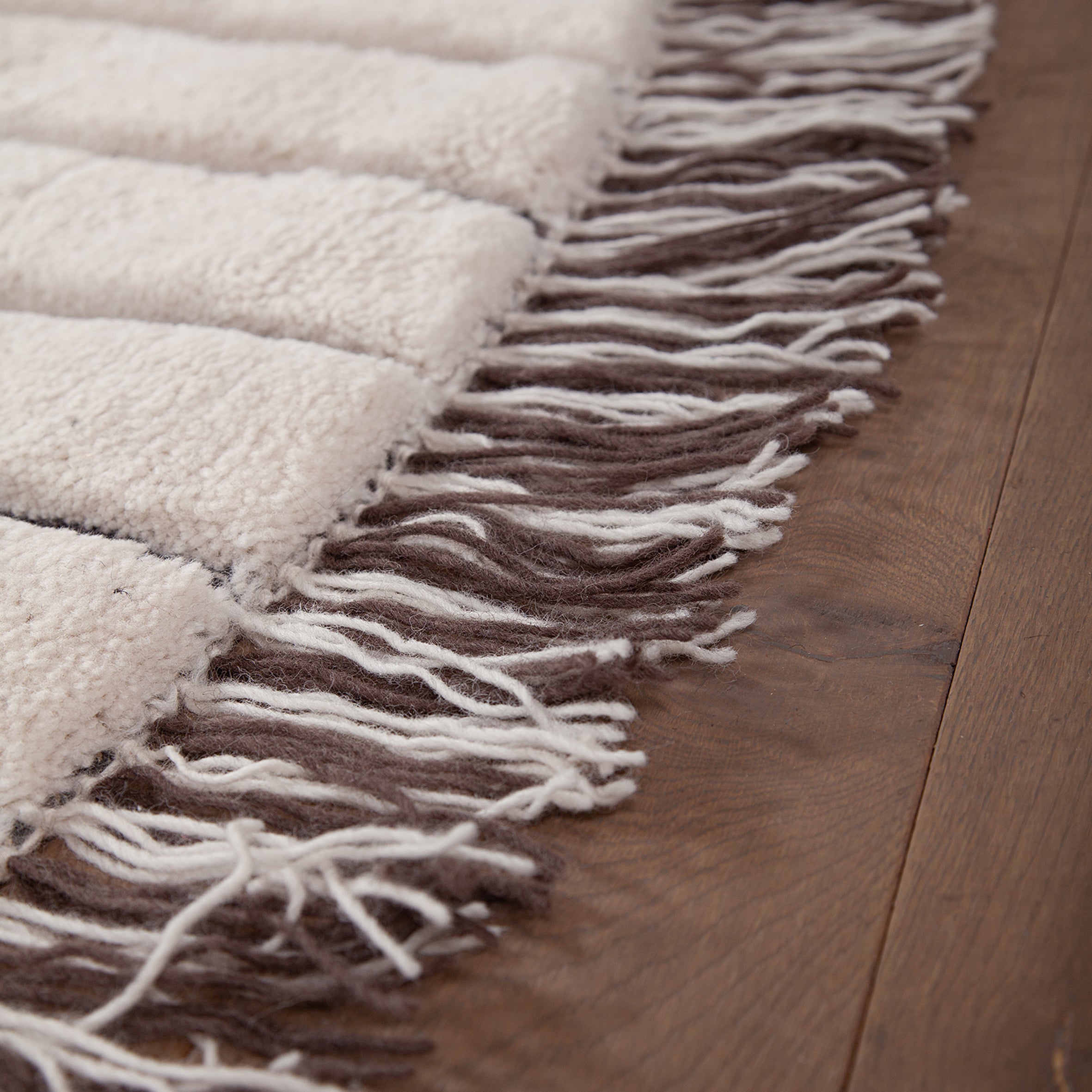 Grid Berber Round Rug