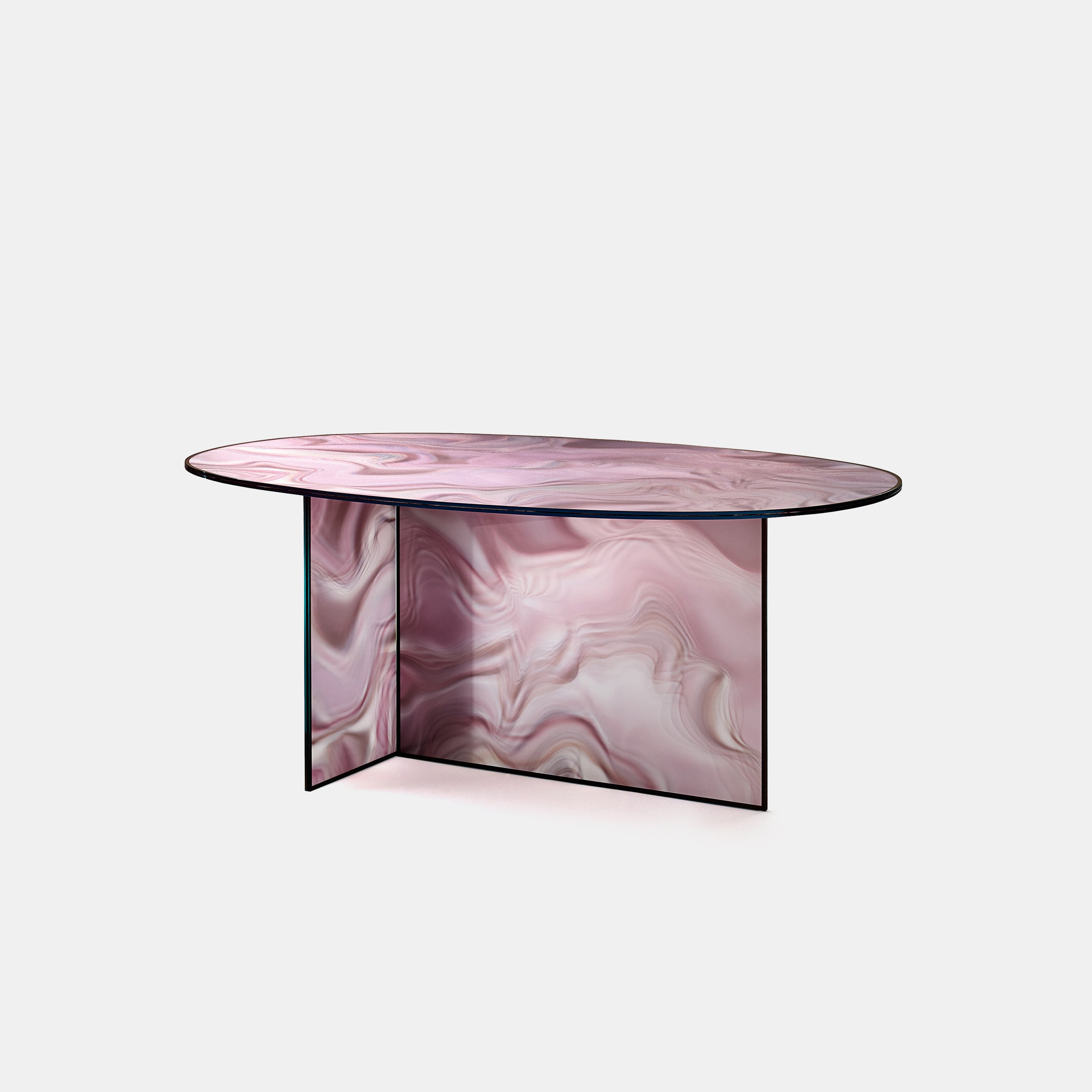 Liquefy Oval Dining Table