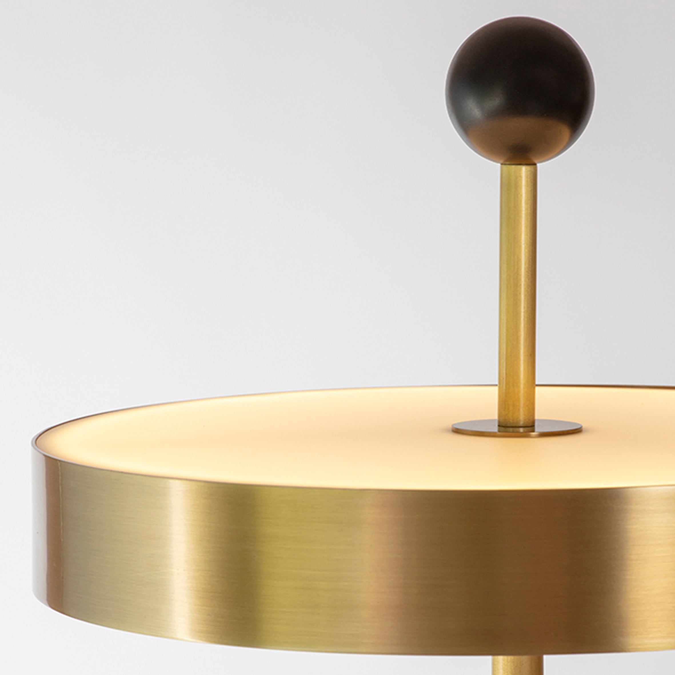 Disc and Ball Floor Lamp