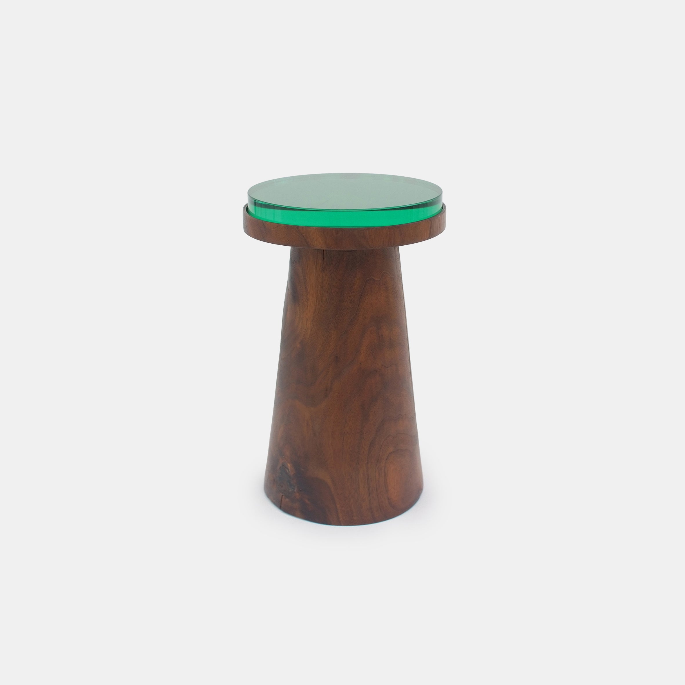 Material Container Stool - Walnut