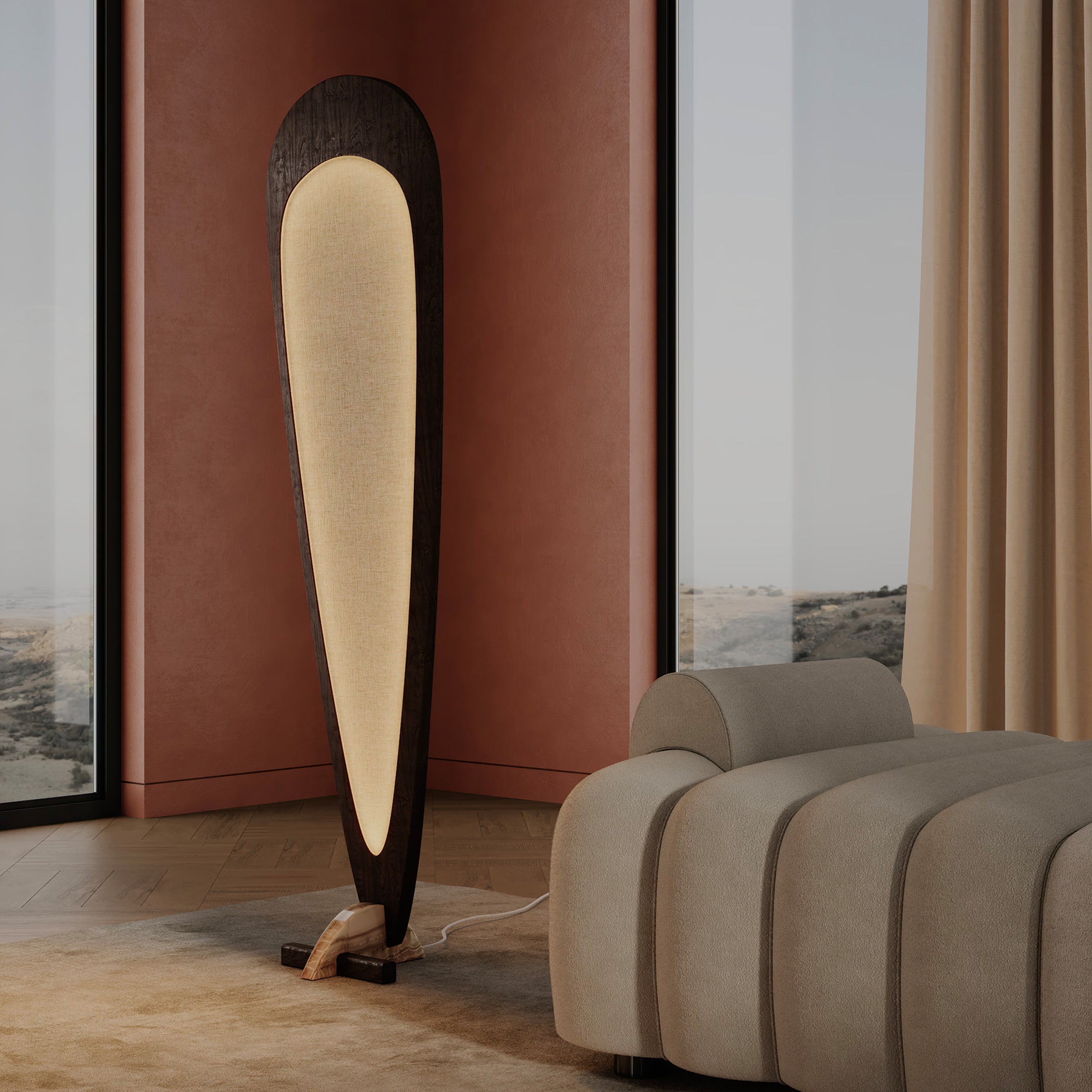 Pagaie Floor Lamp