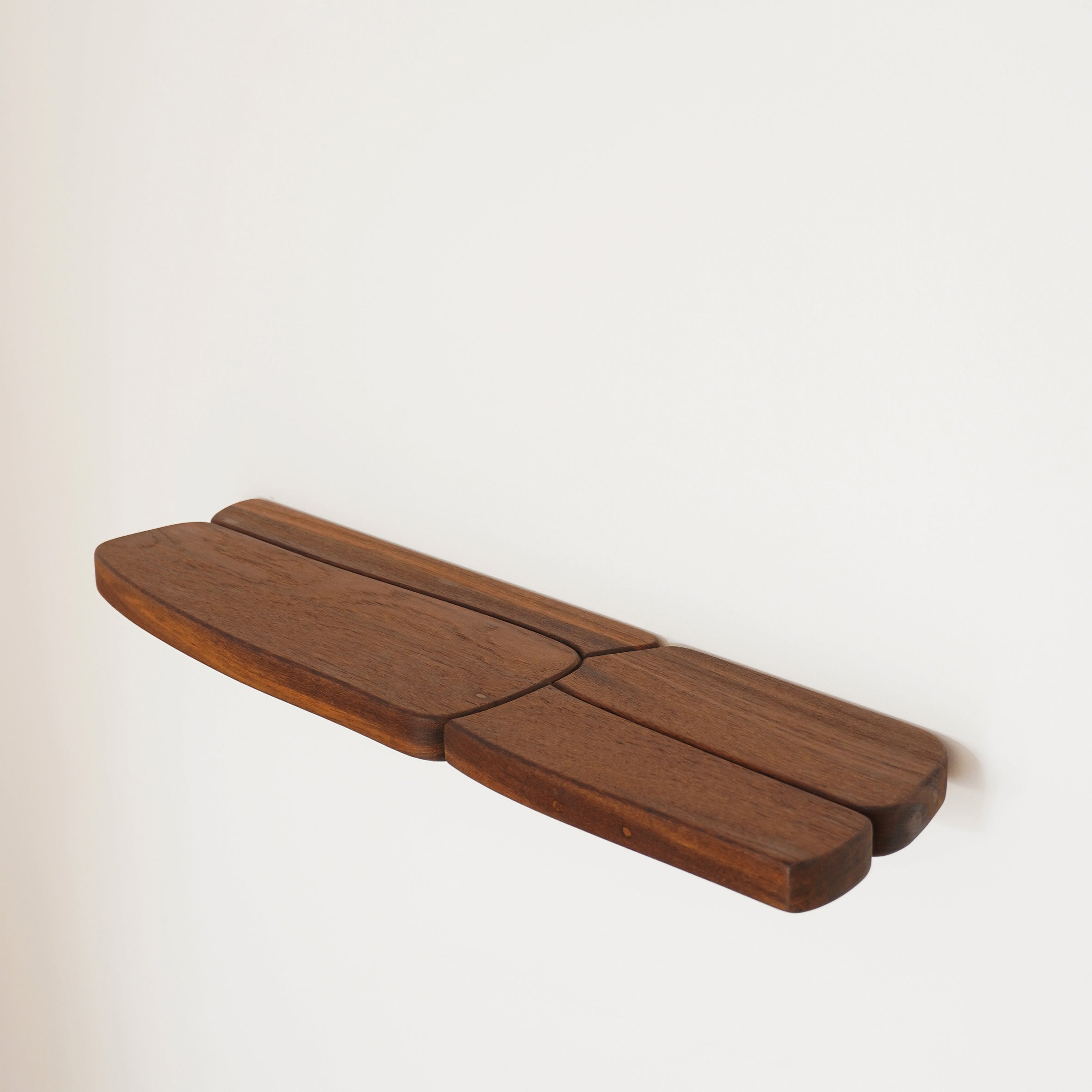 Slabs Teak Wall Shelf
