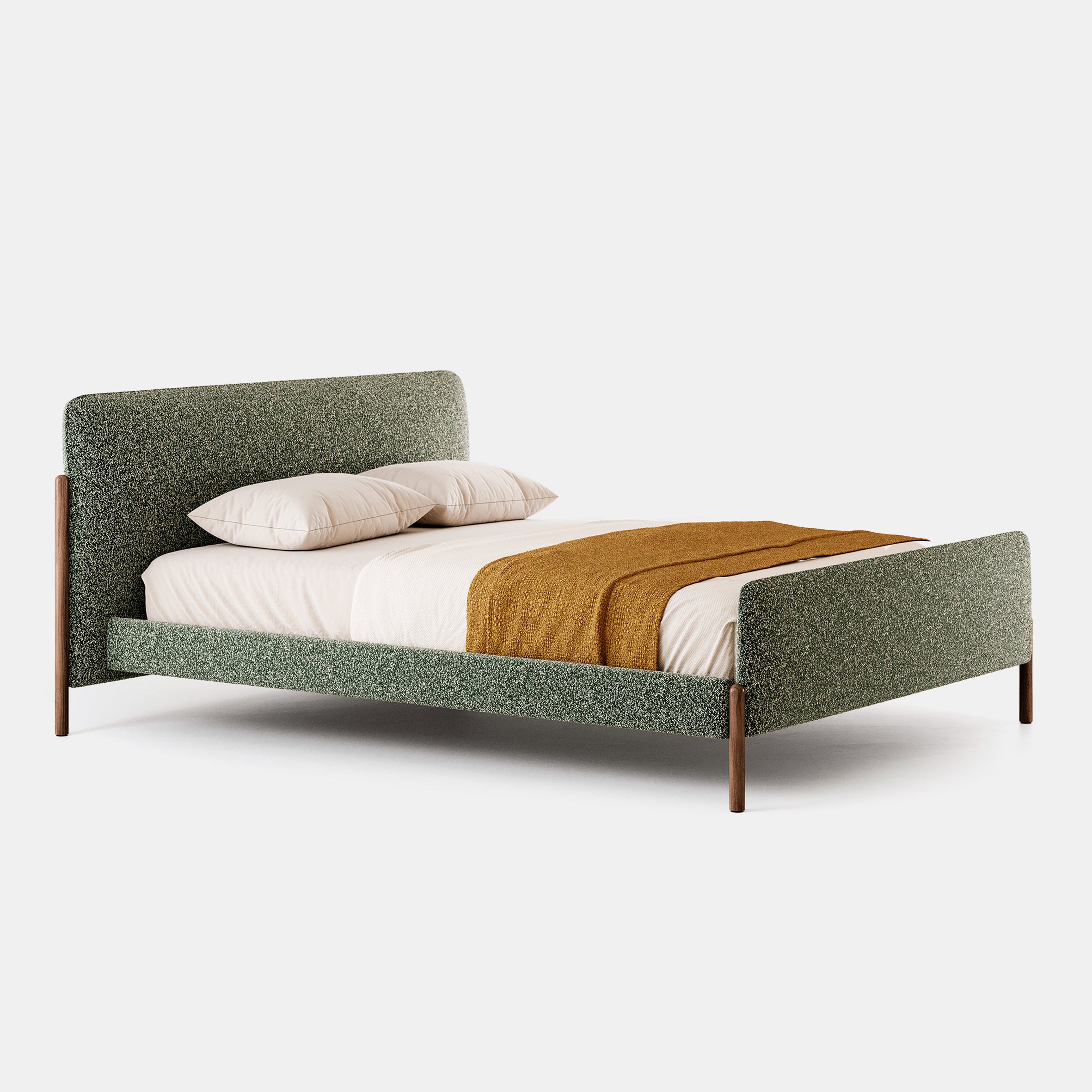 Flag Bed With Footboard