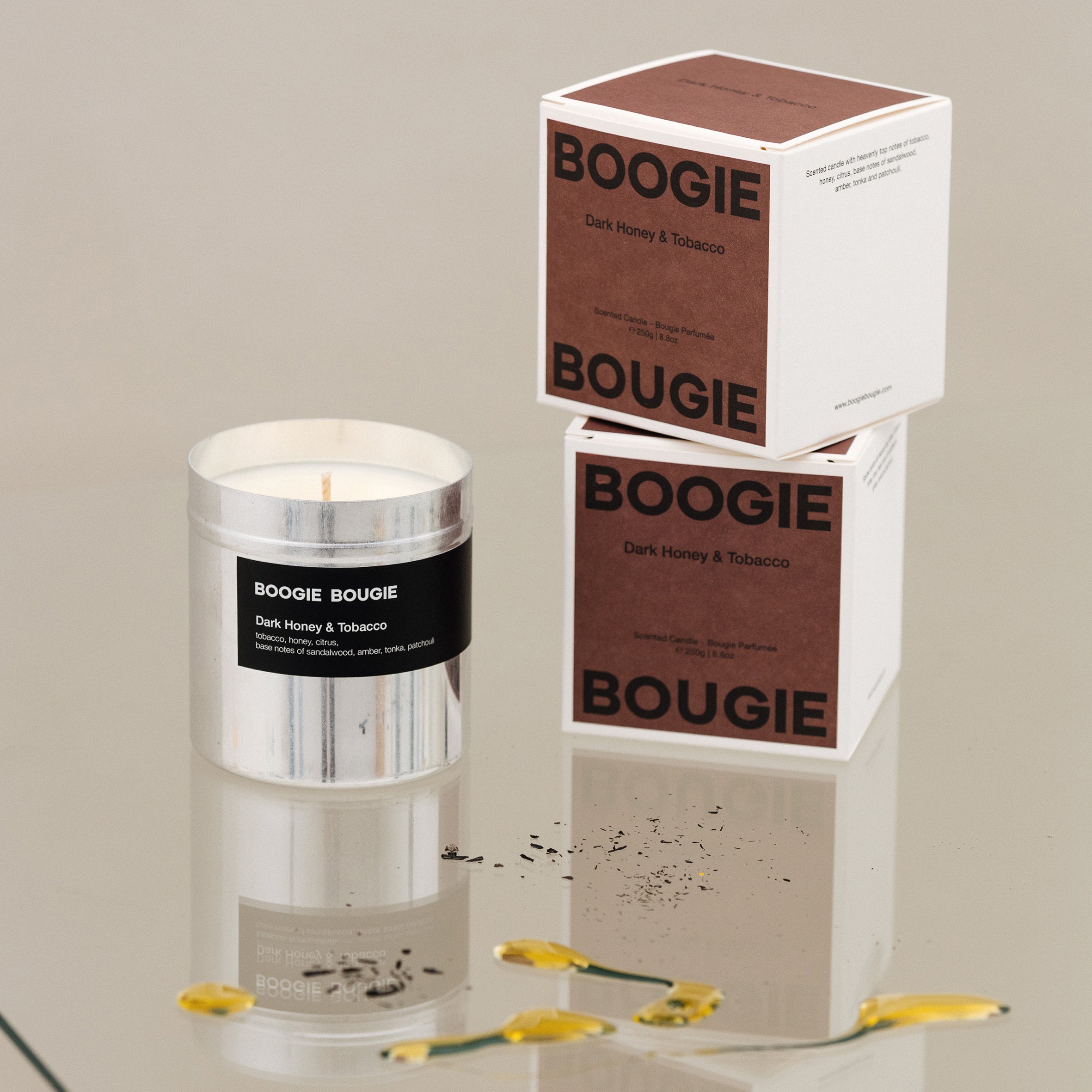 Scented Candle - Dark Honey & Tobacco