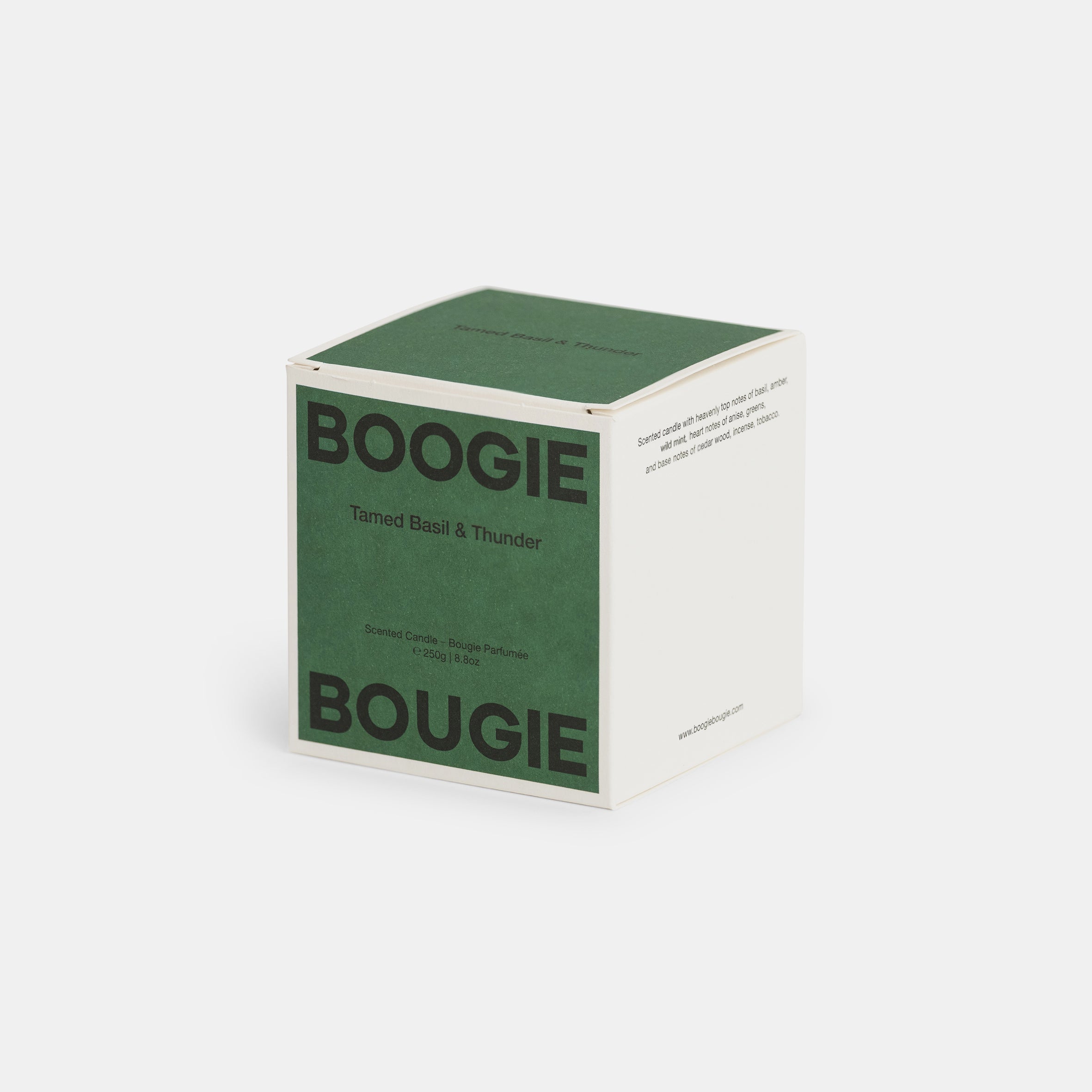 Scented Candle - Tamed Basil & Thunder