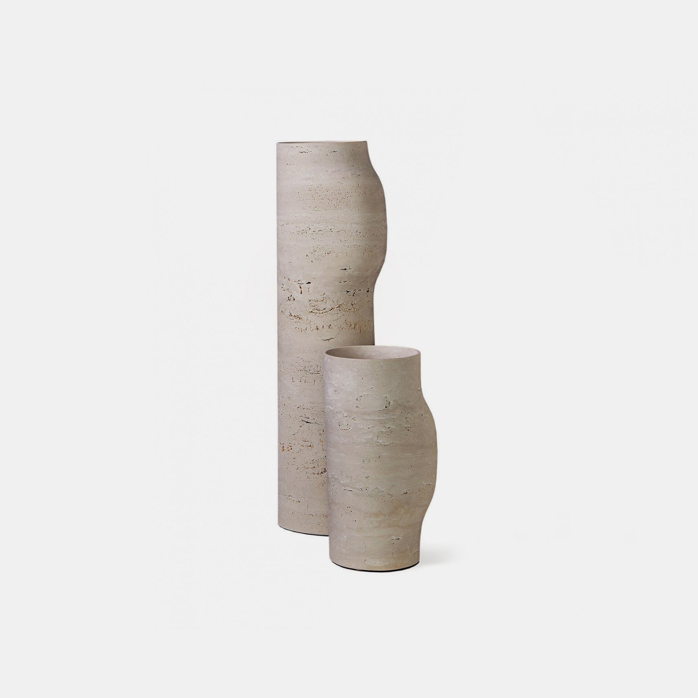 BOS Vase - Travertine