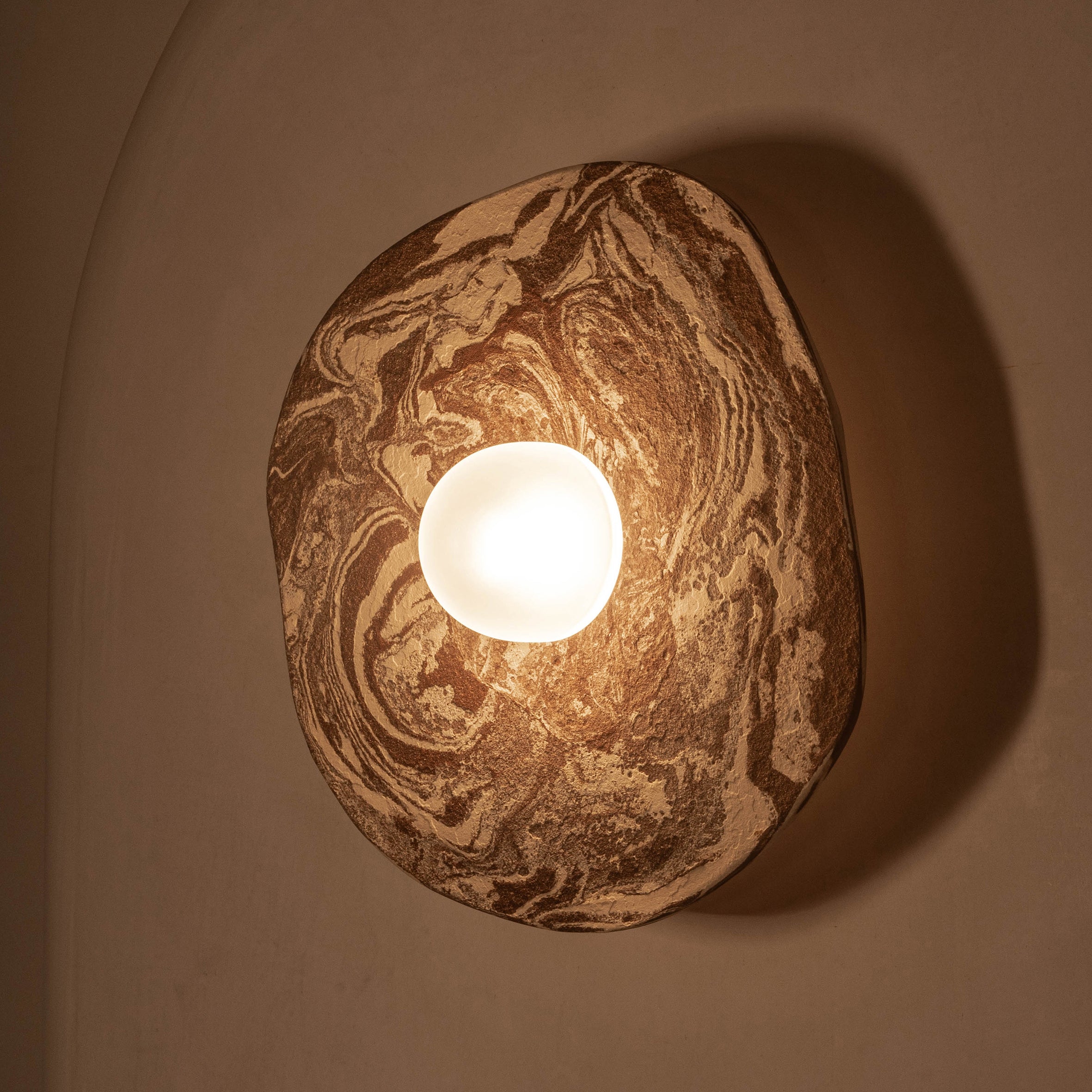 Organic Ceramic Wall Light