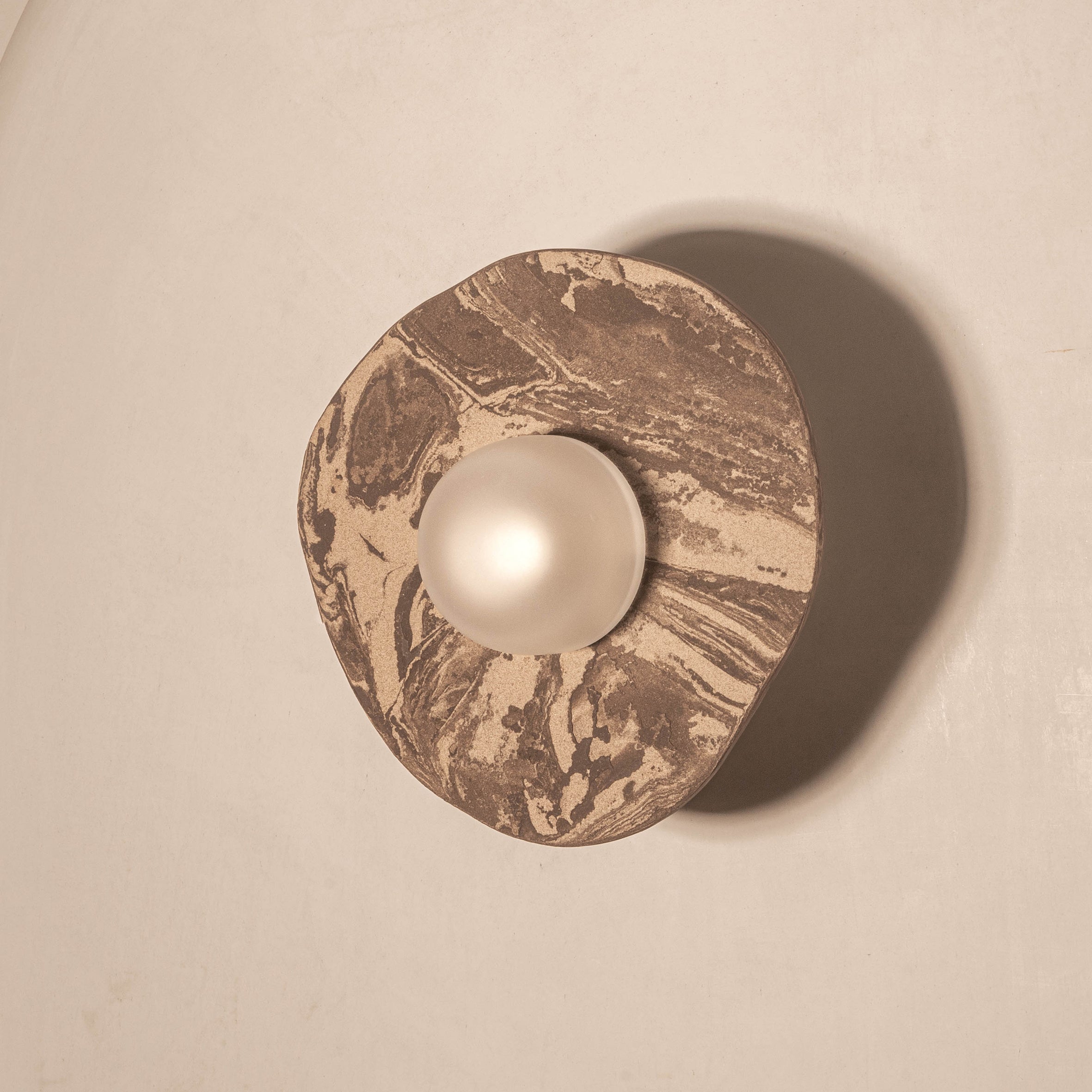 Organic Ceramic Wall Light