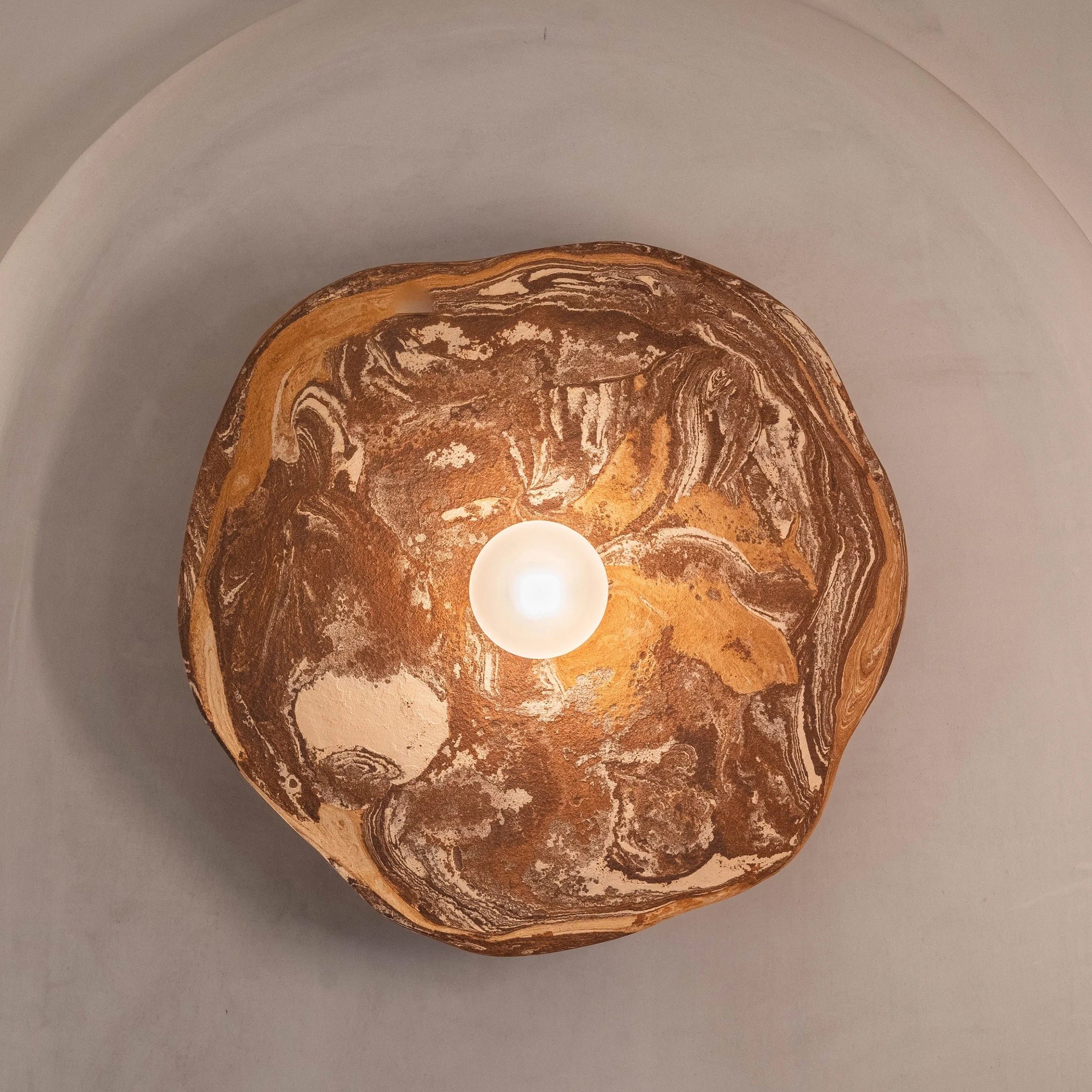 Organic Ceramic Wall Light