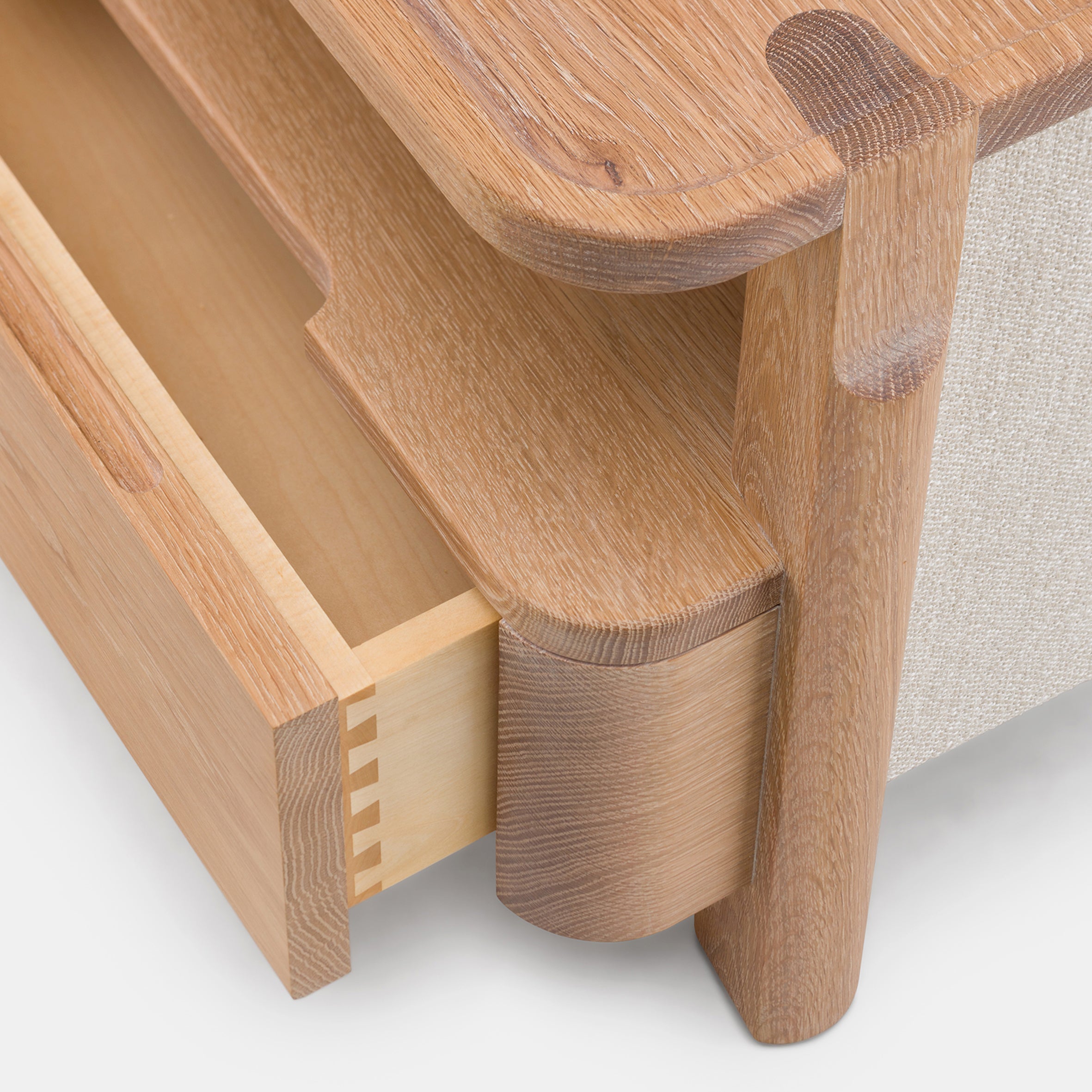 Twenty-Five Upholstered Bedside Table