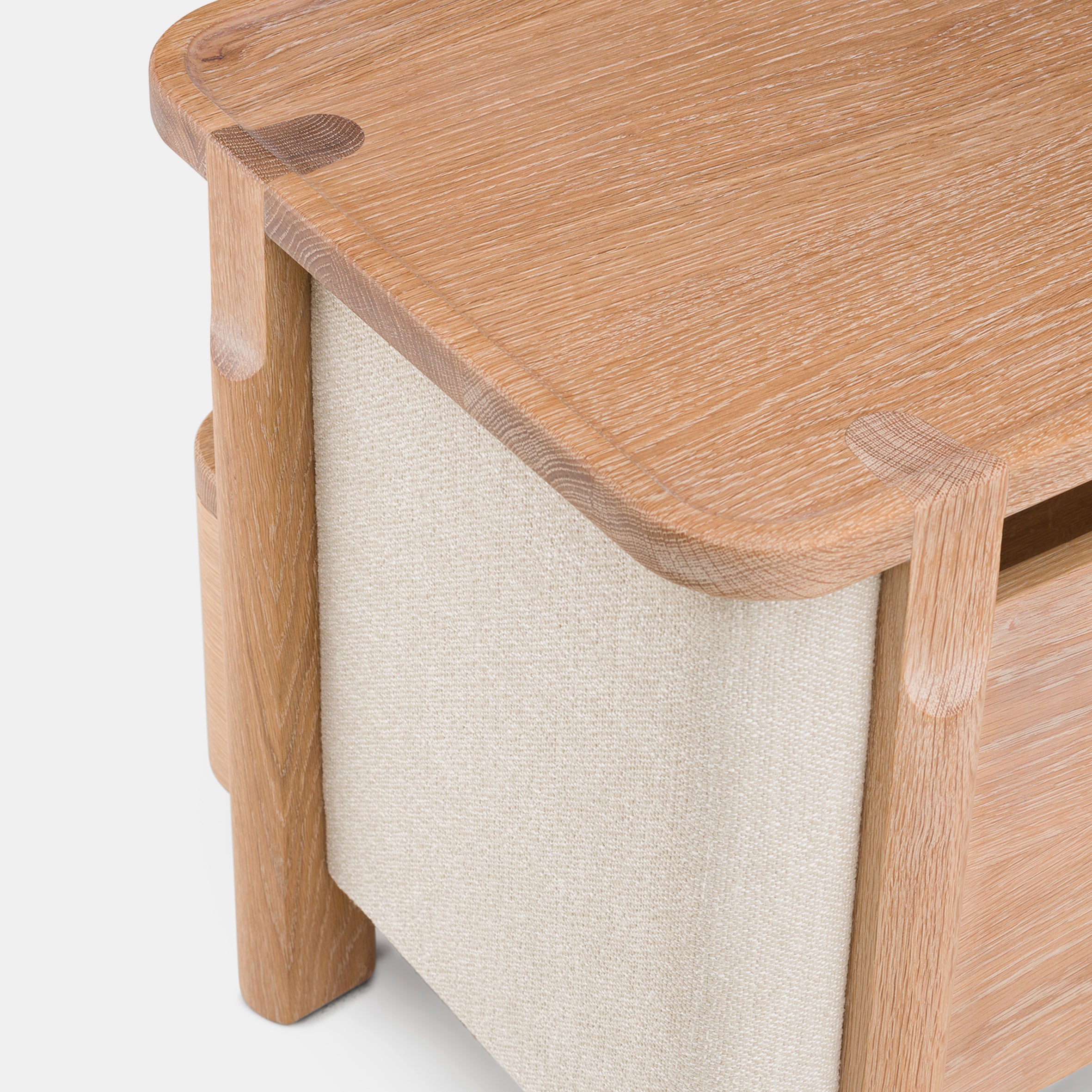 Twenty-Five Upholstered Bedside Table