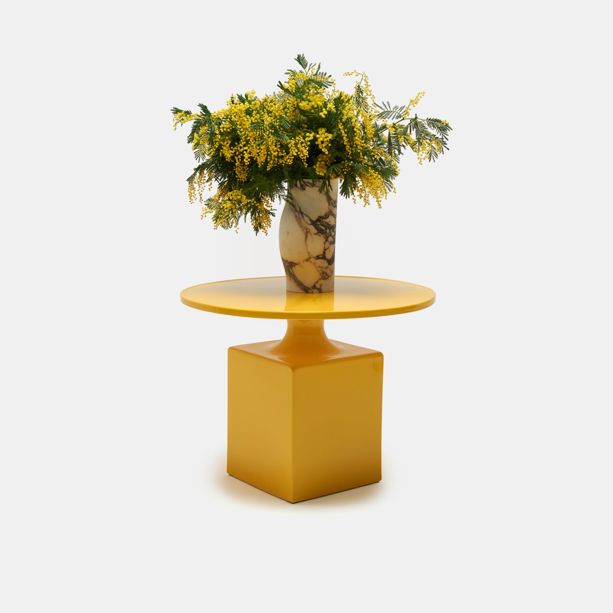 OUK2 Enameled Ceramic Side Table