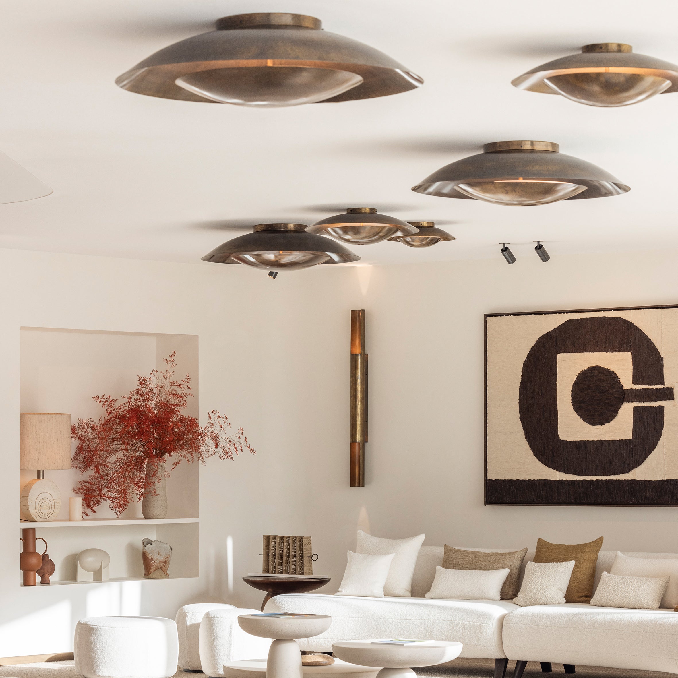 Kurkuma Wall / Ceiling Lamp - Monologue London