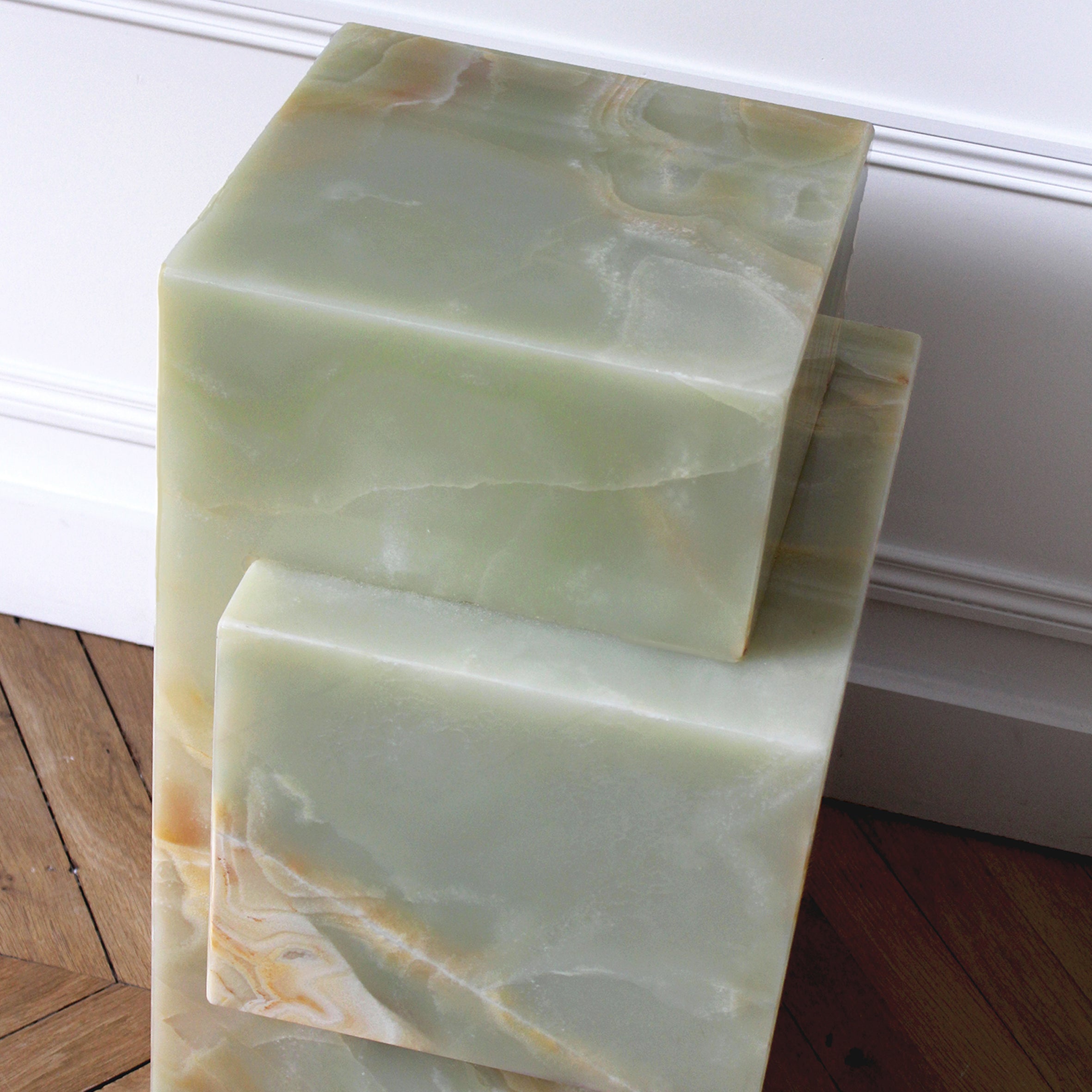 Ella Side Table Green Onyx