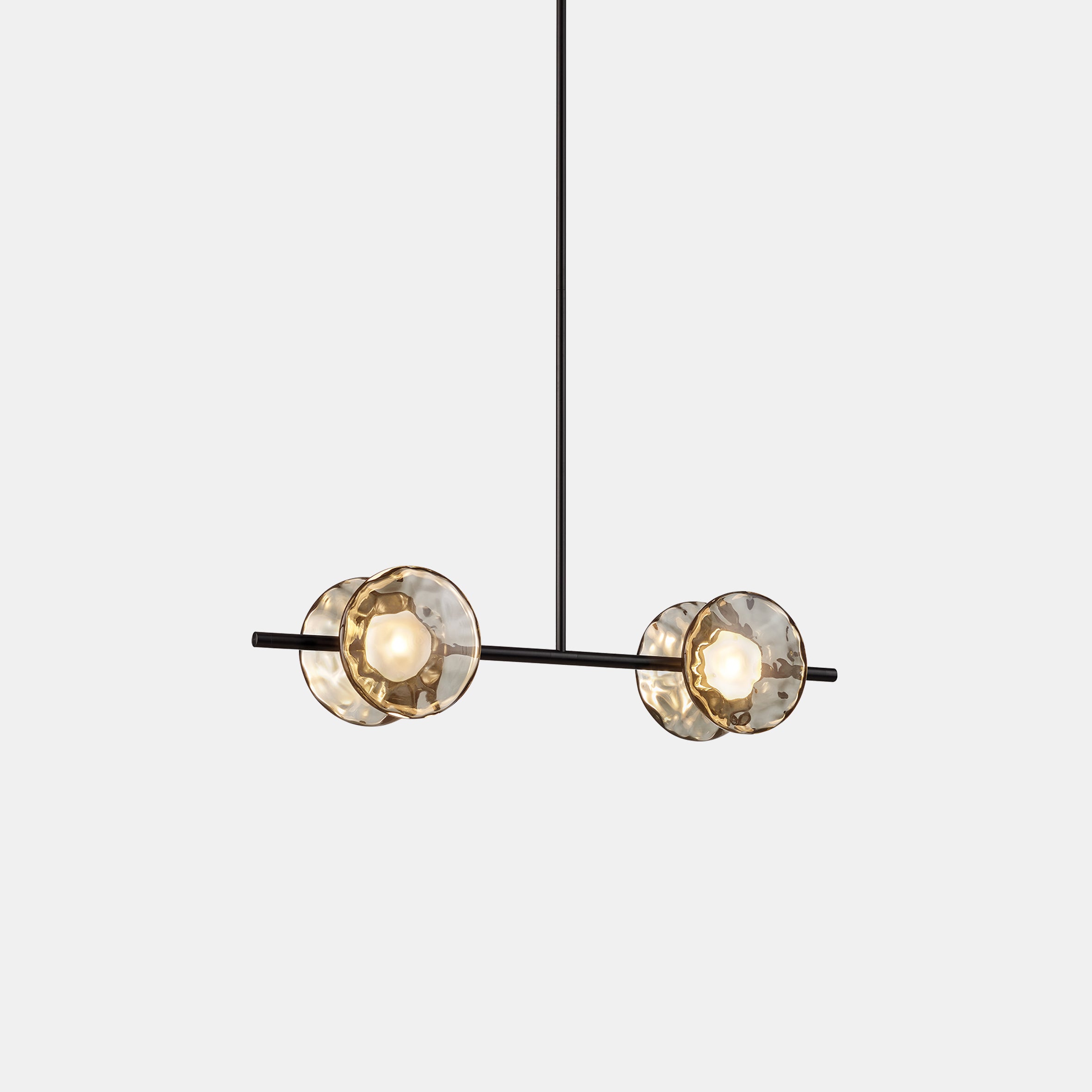 Ceto 14 Double Horizontal Long Chandelier