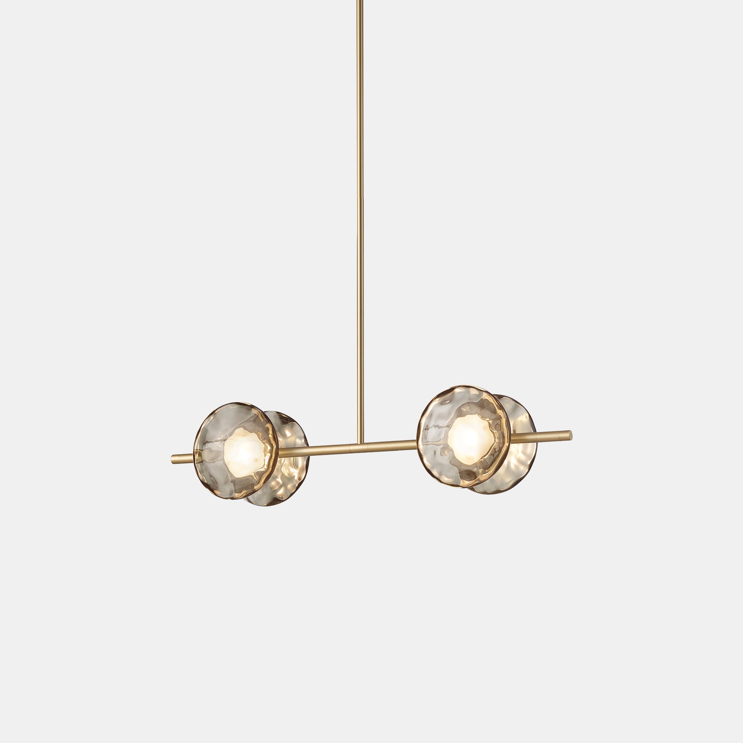 Ceto 14 Double Horizontal Long Chandelier