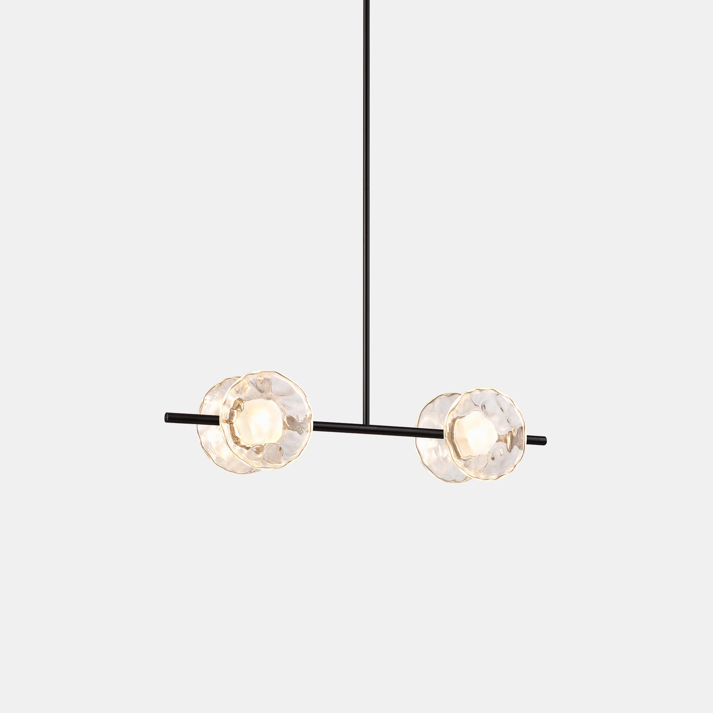 Ceto 14 Double Horizontal Long Chandelier