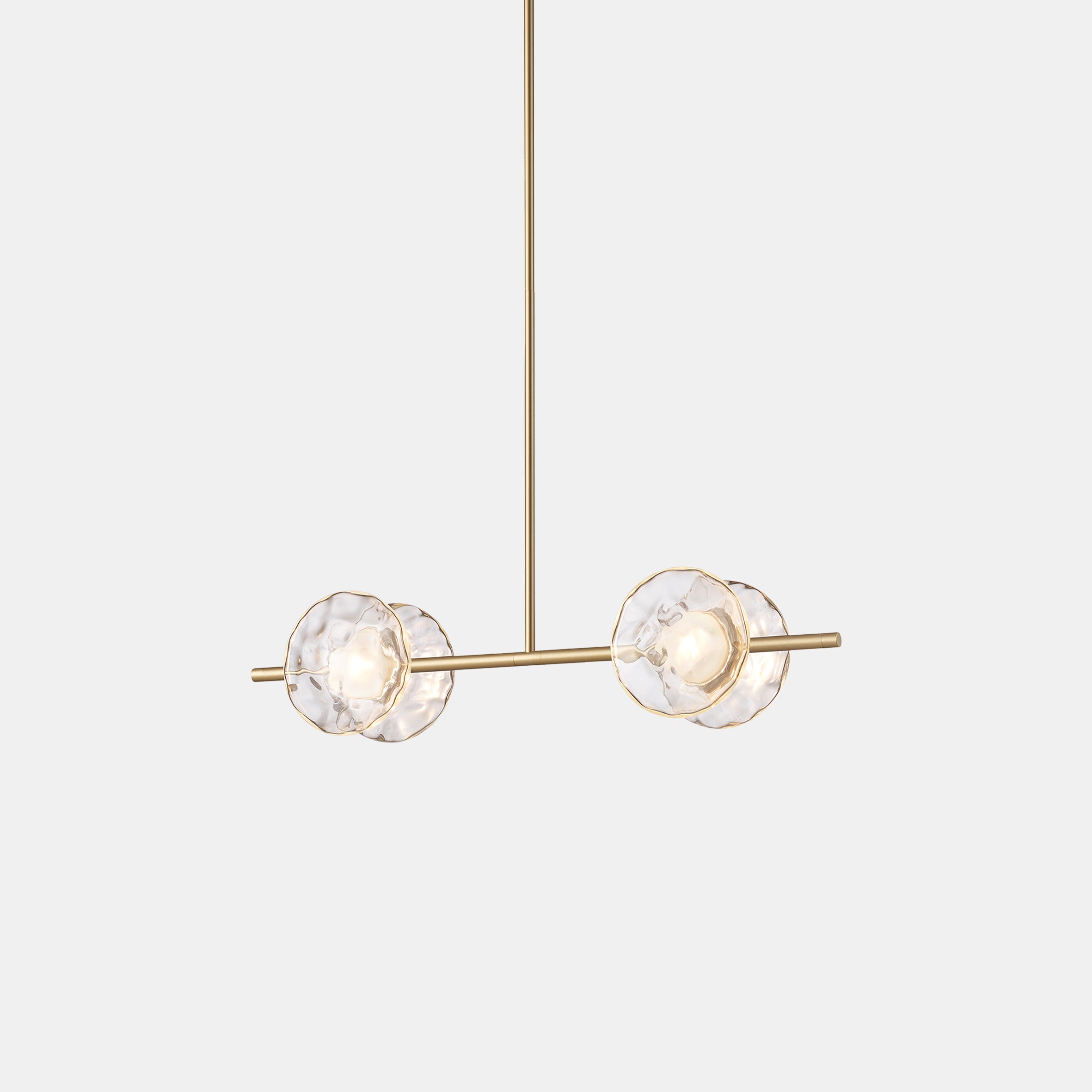 Ceto 14 Double Horizontal Long Chandelier