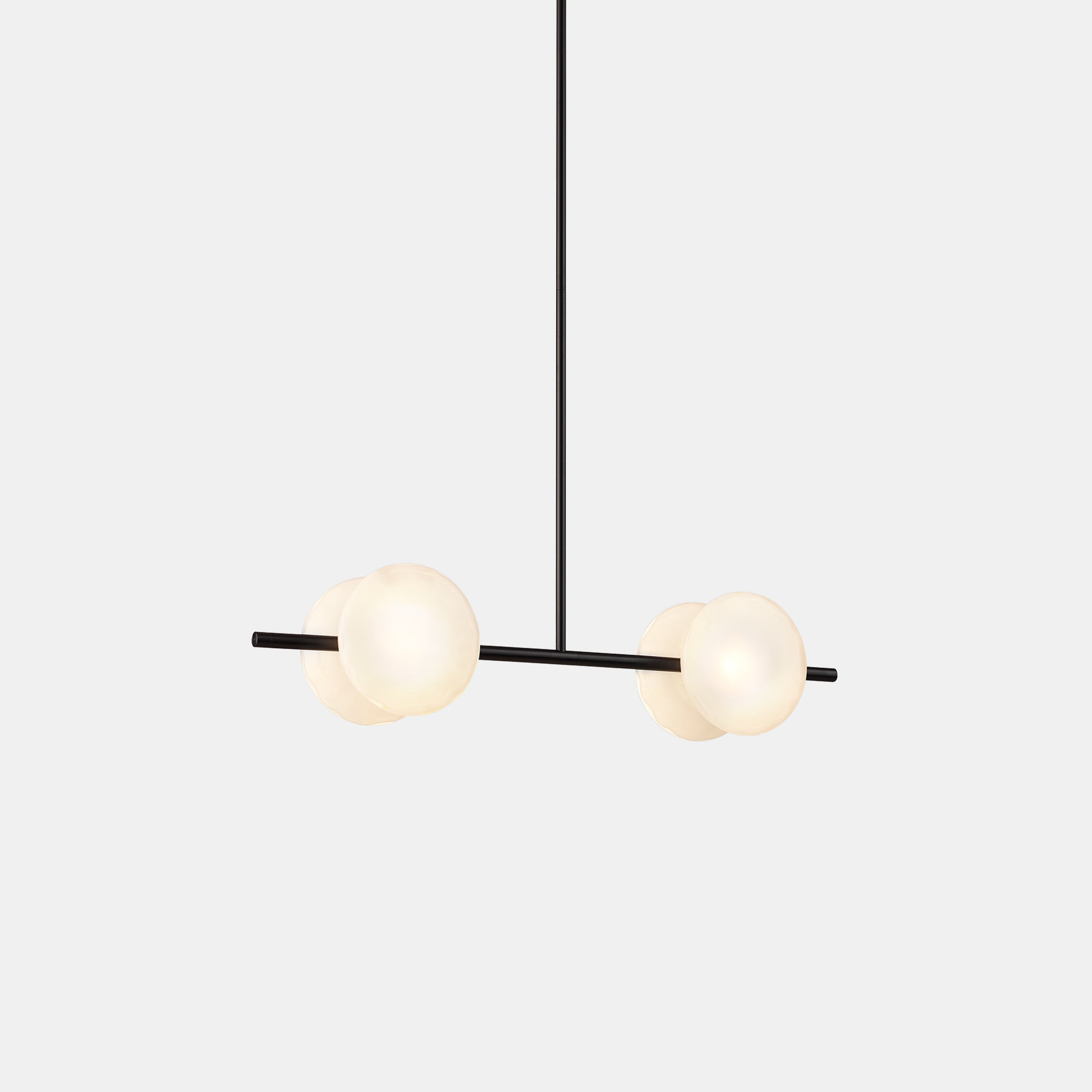 Ceto 14 Double Horizontal Long Chandelier