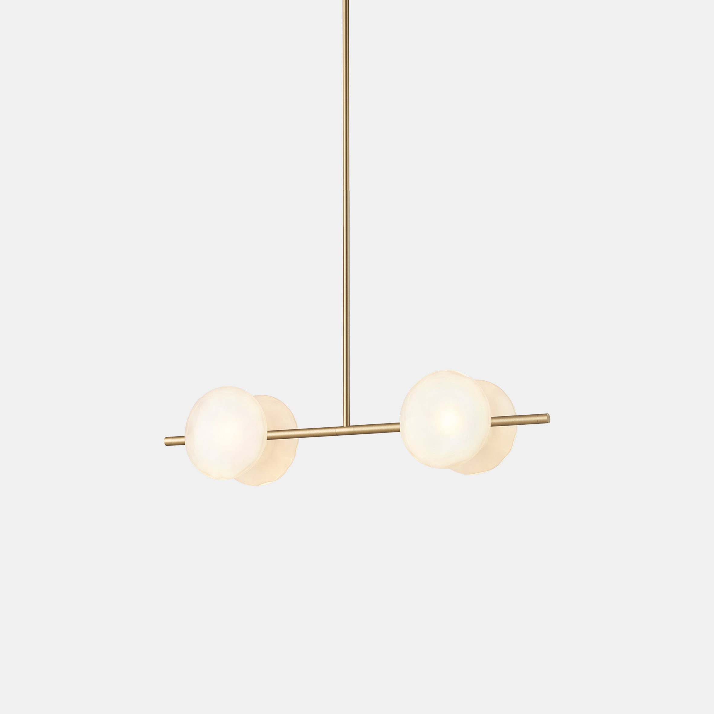 Ceto 14 Double Horizontal Long Chandelier