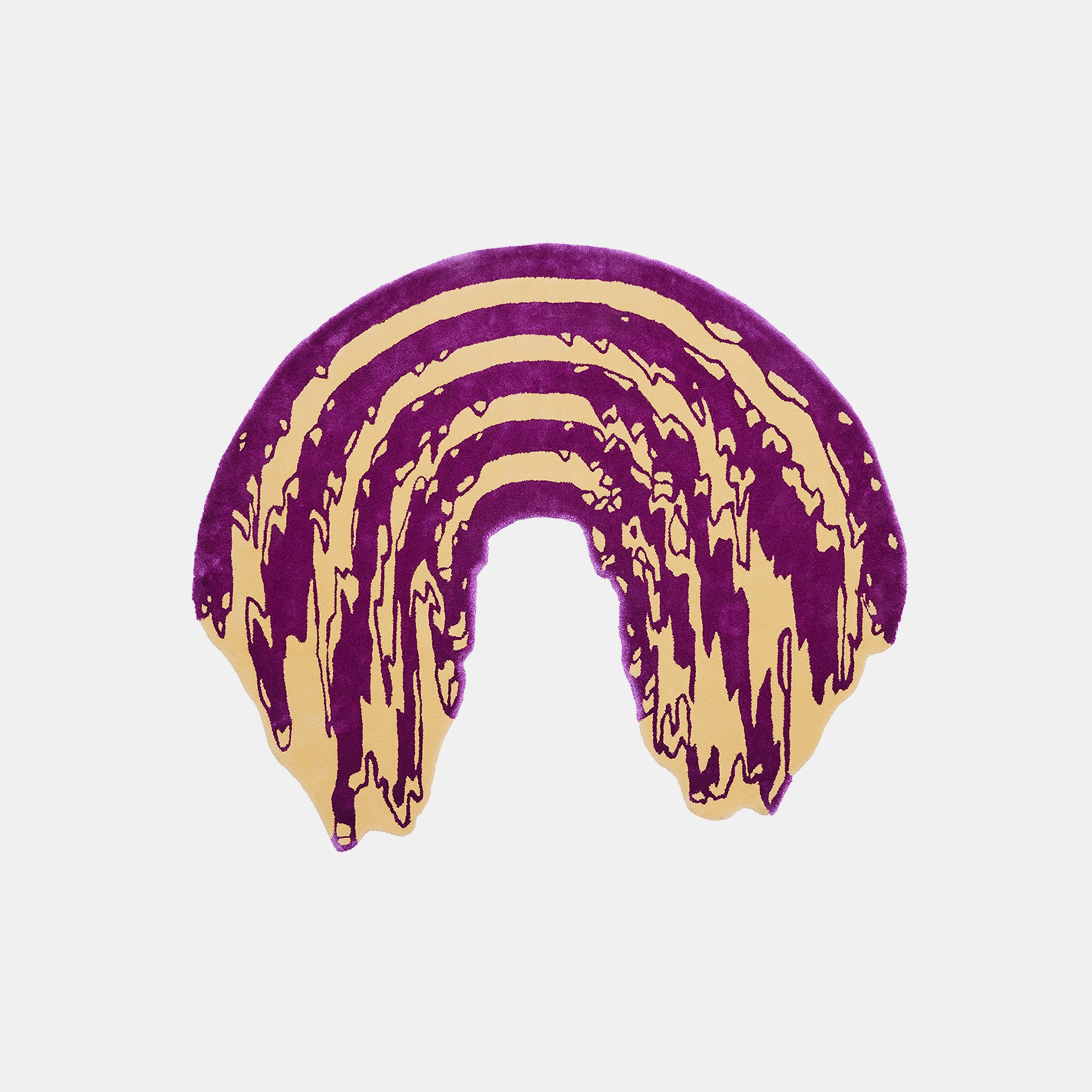 The Floor is Lava Shaped Rug