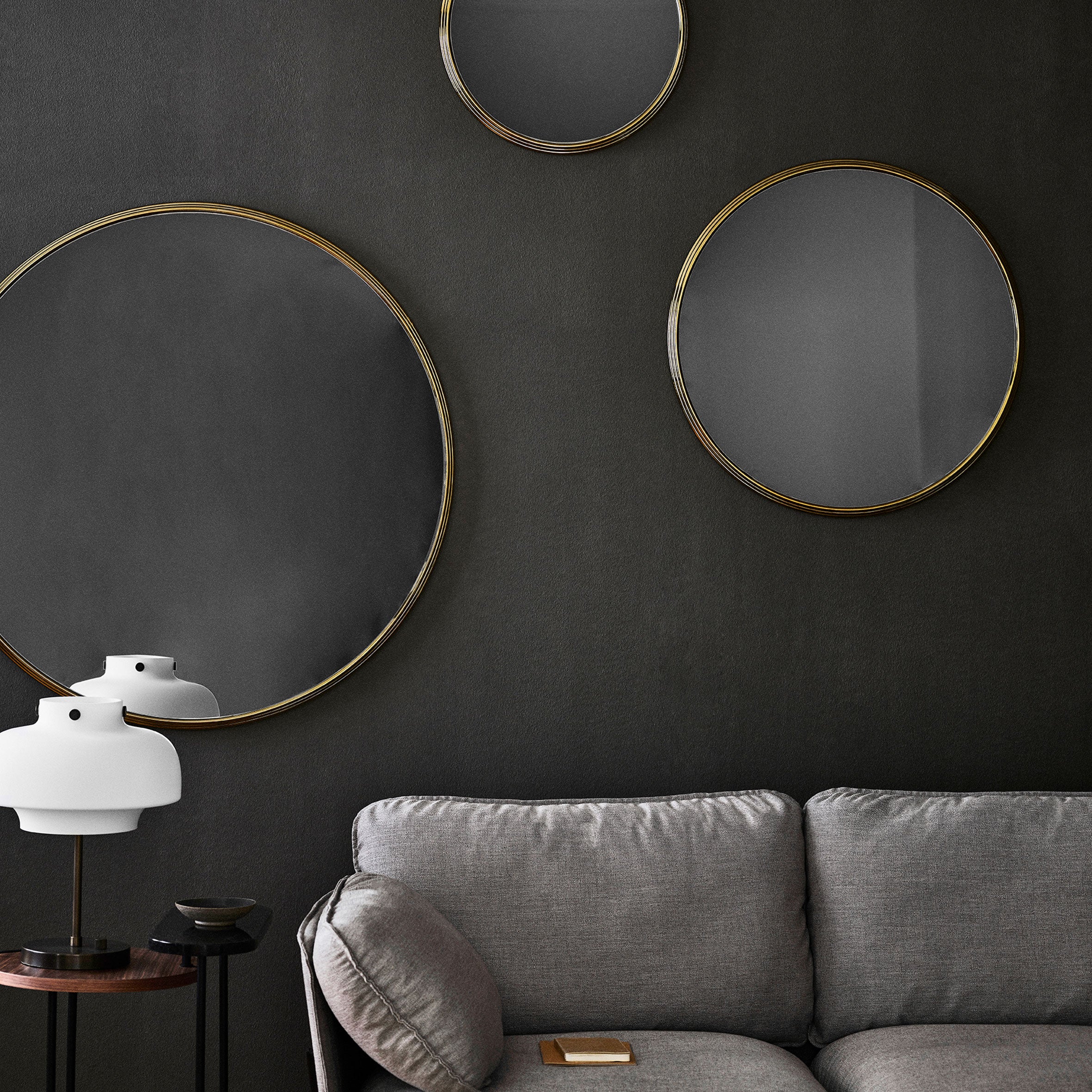 Sillon Round Mirrors - Brass - Monologue London
