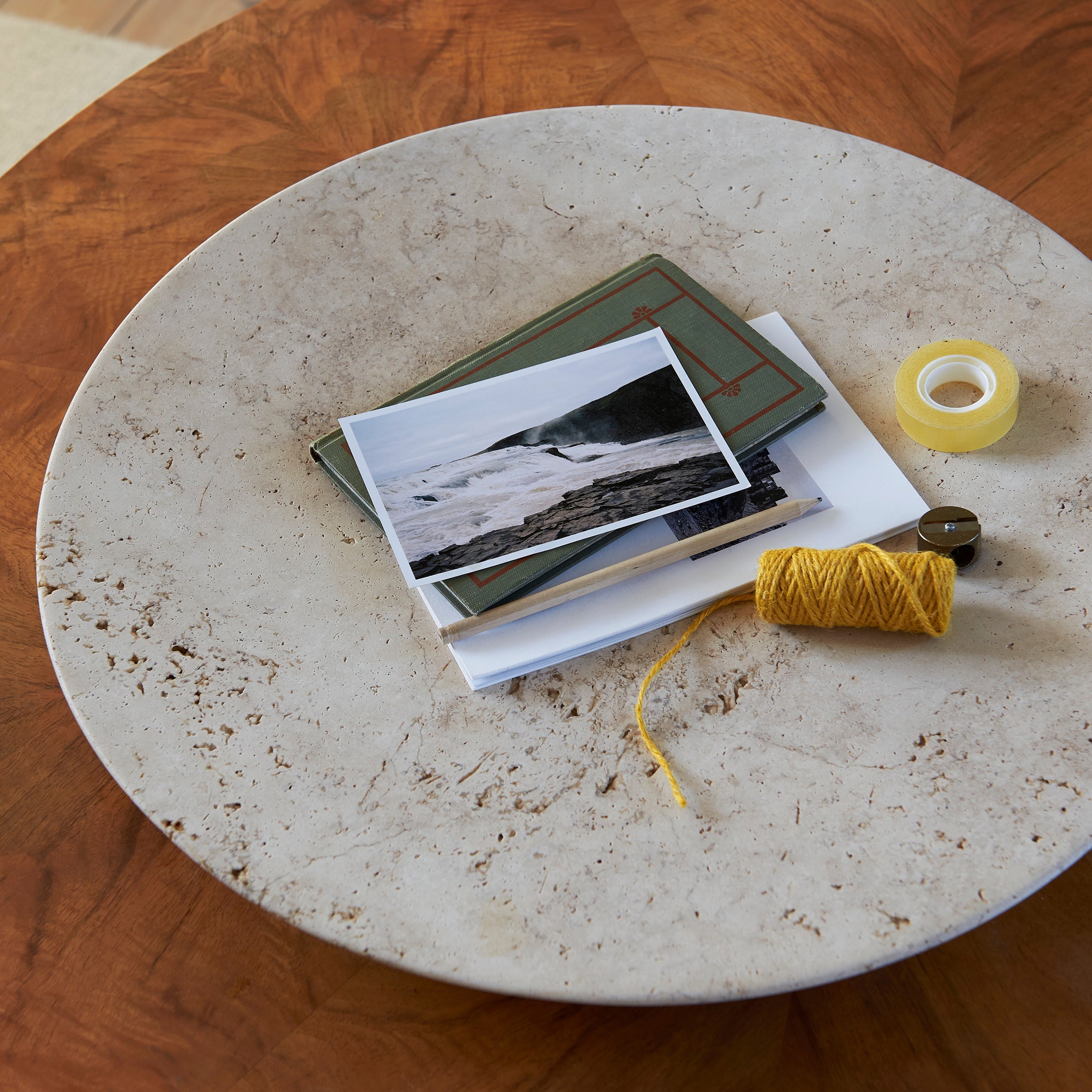 Collect Travertine Bowl