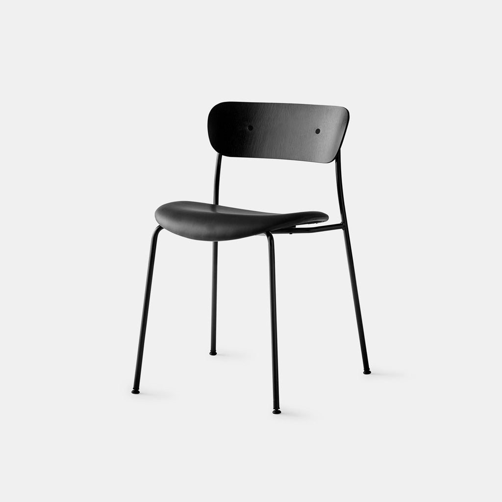 Pavilion Chair AV3 - Black Lacquered Oak - Monologue London