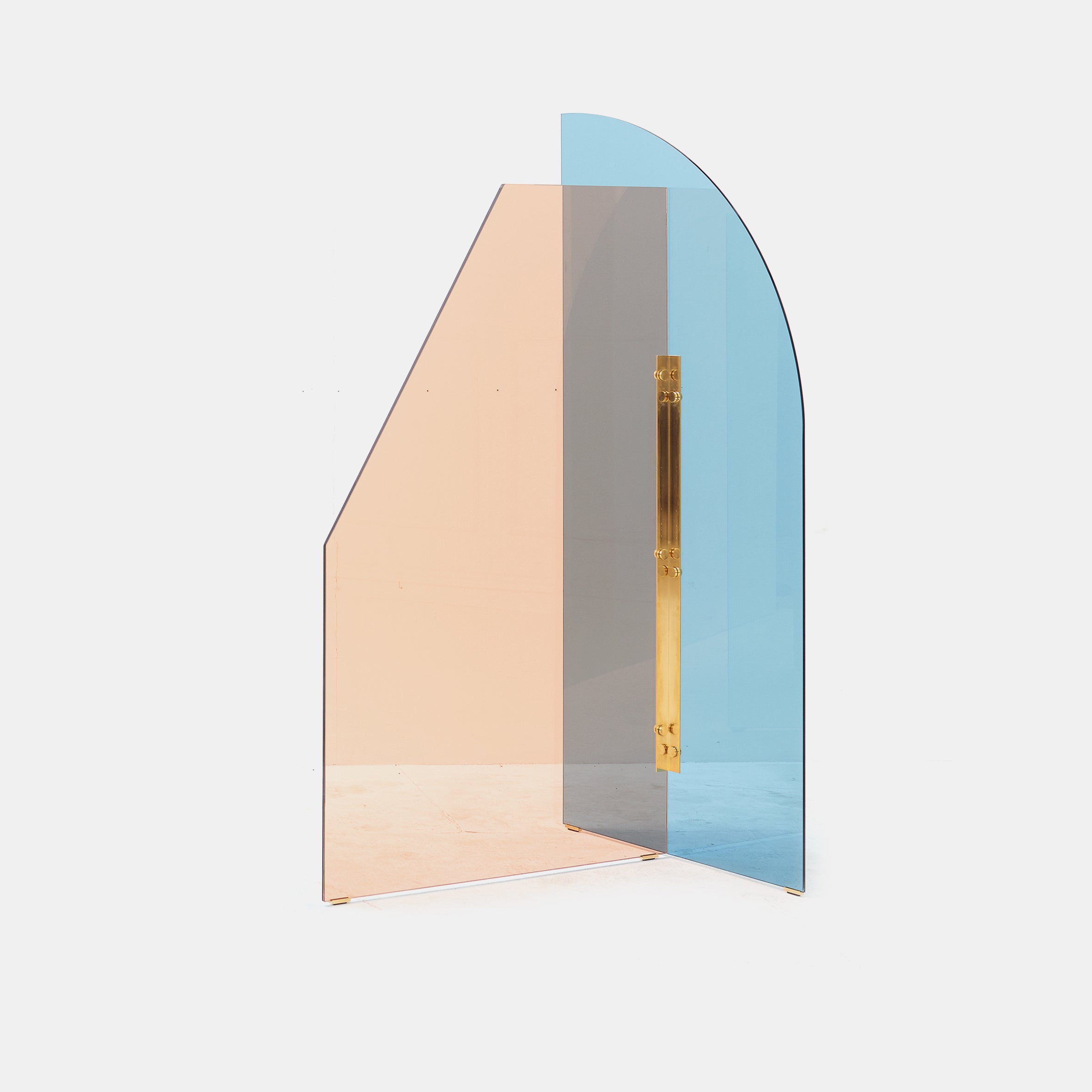 Vela Room Divider - Blue & Pink - Monologue London