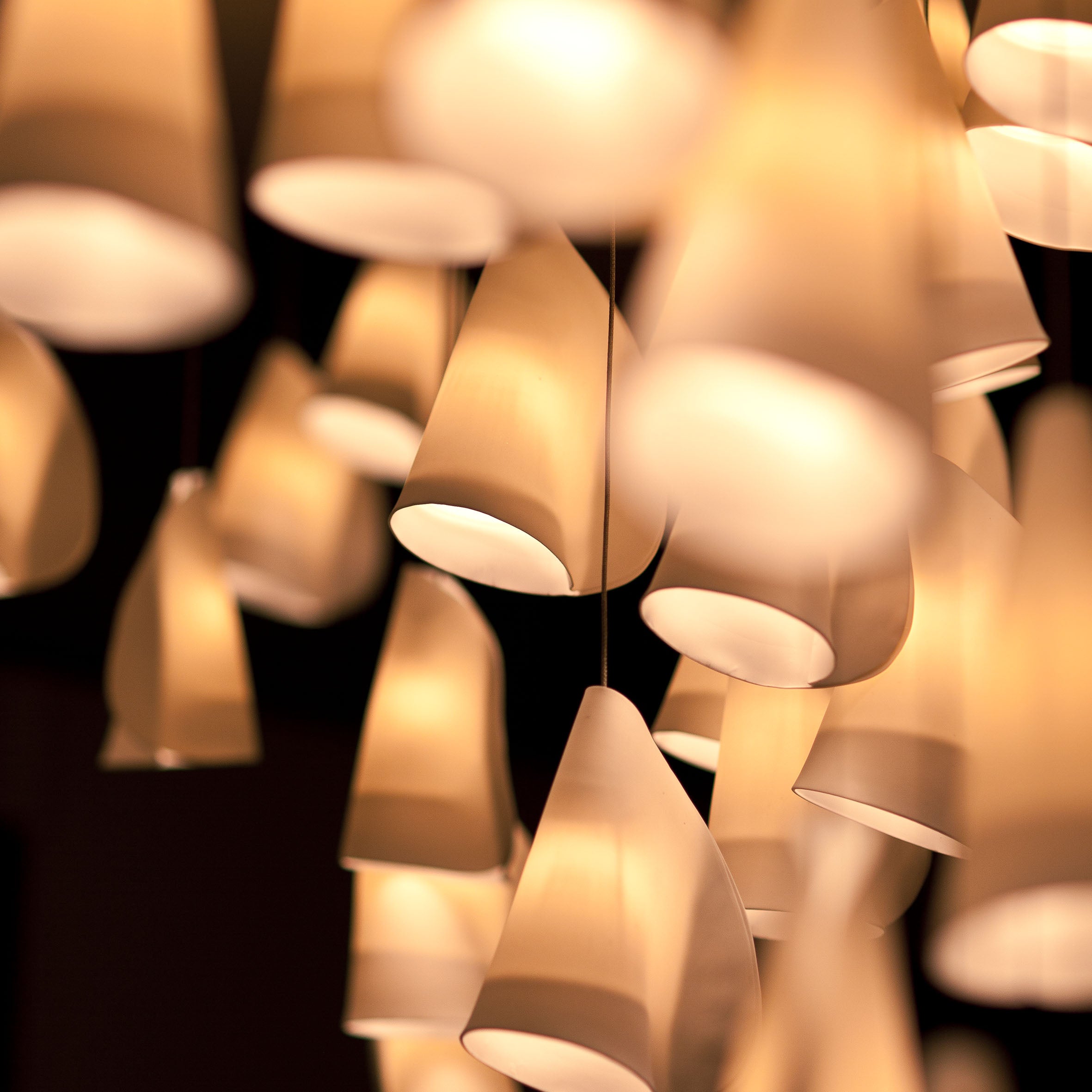 21 Single White Porcelain Pendant