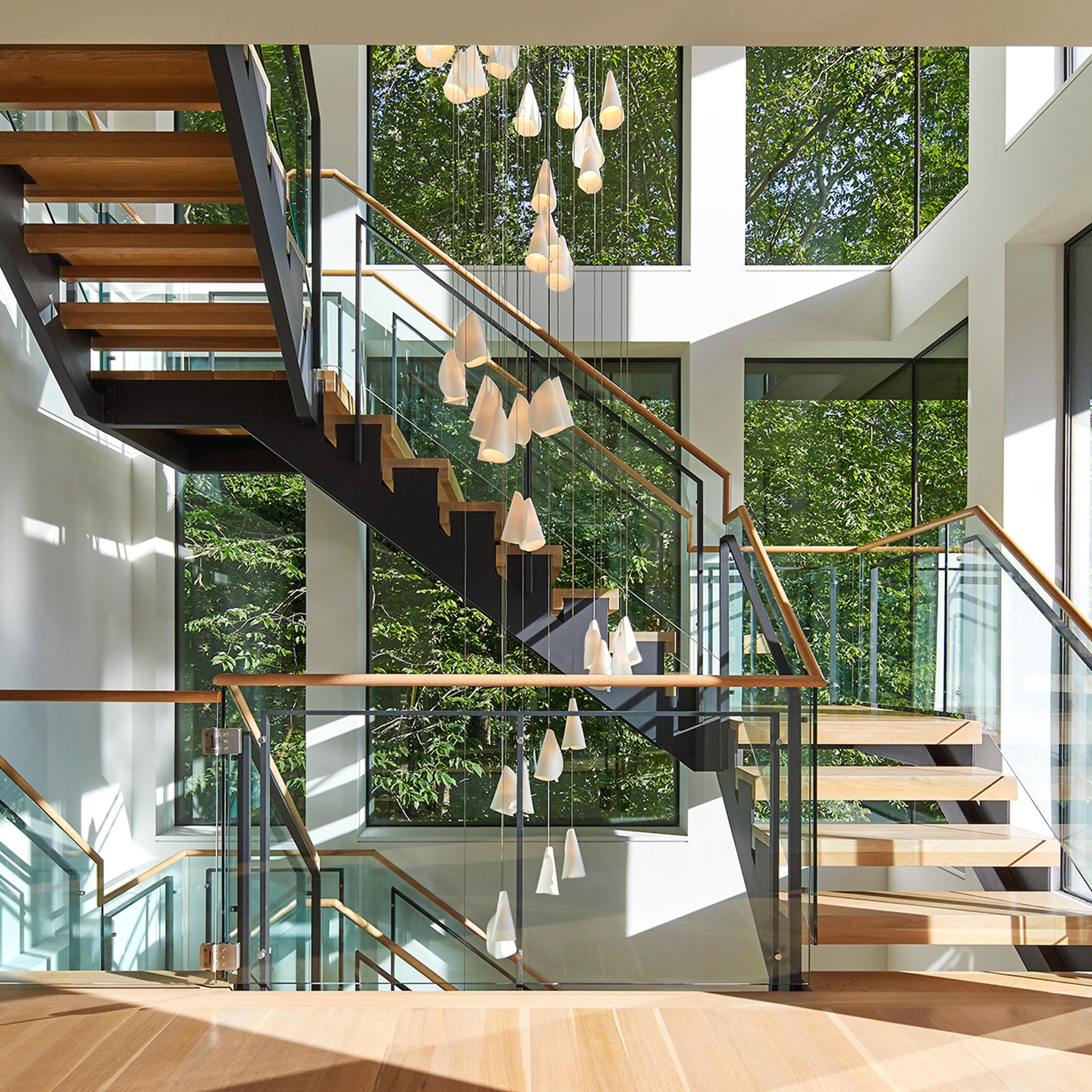 21 Cluster Pendant White Porcelain