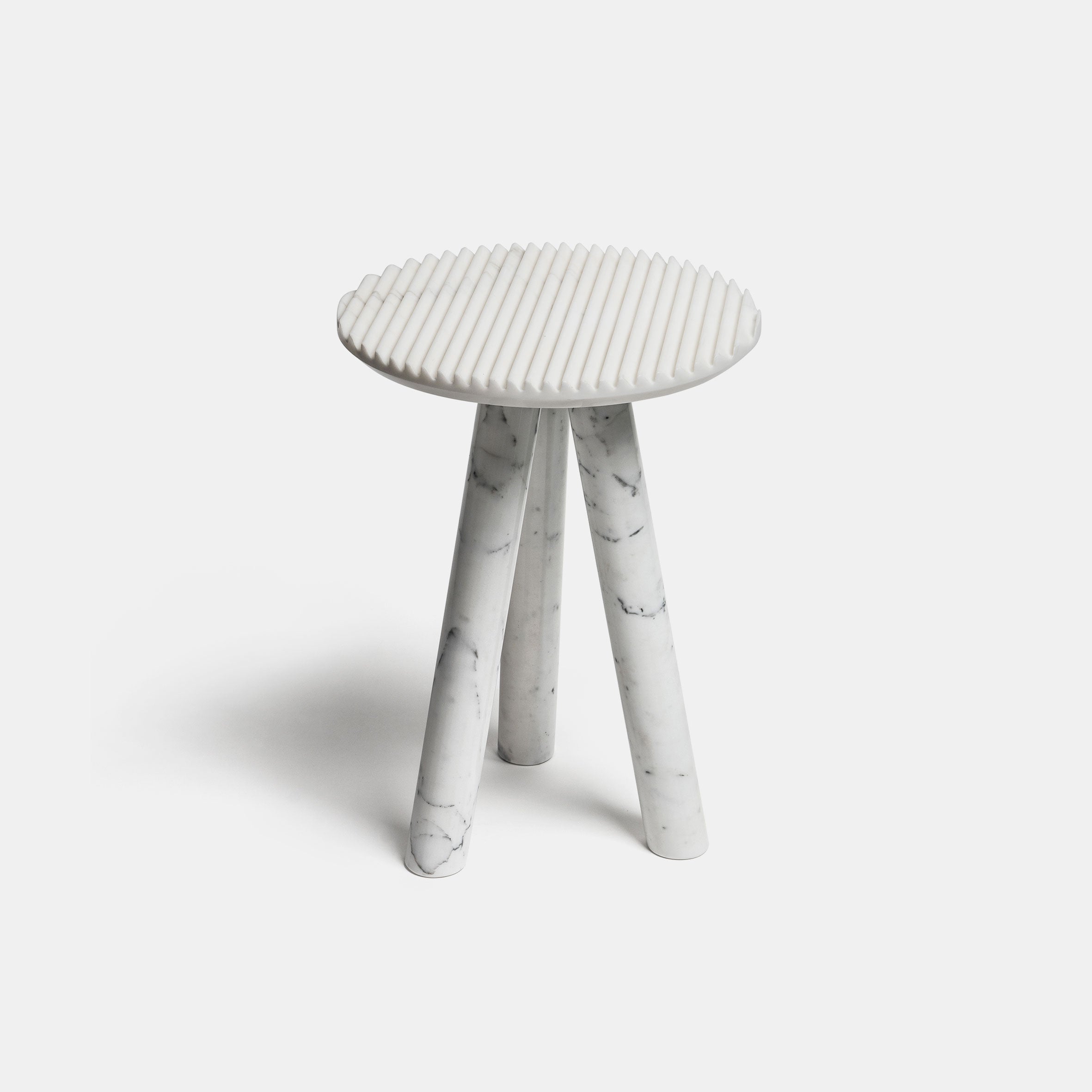 Rabbet Table - Calacatta Marble - Monologue London