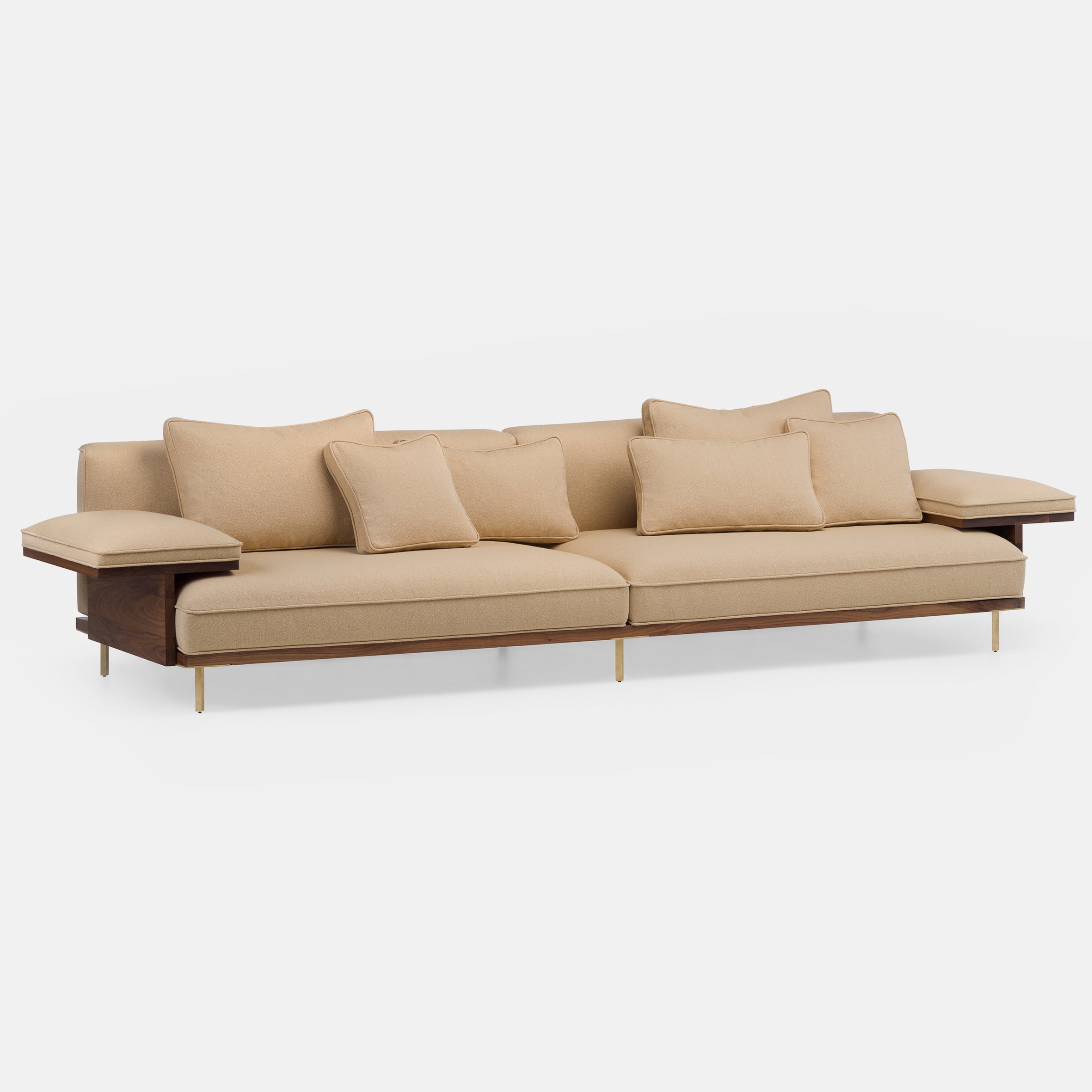 Belle Reeve Sofa - Flat Armrests