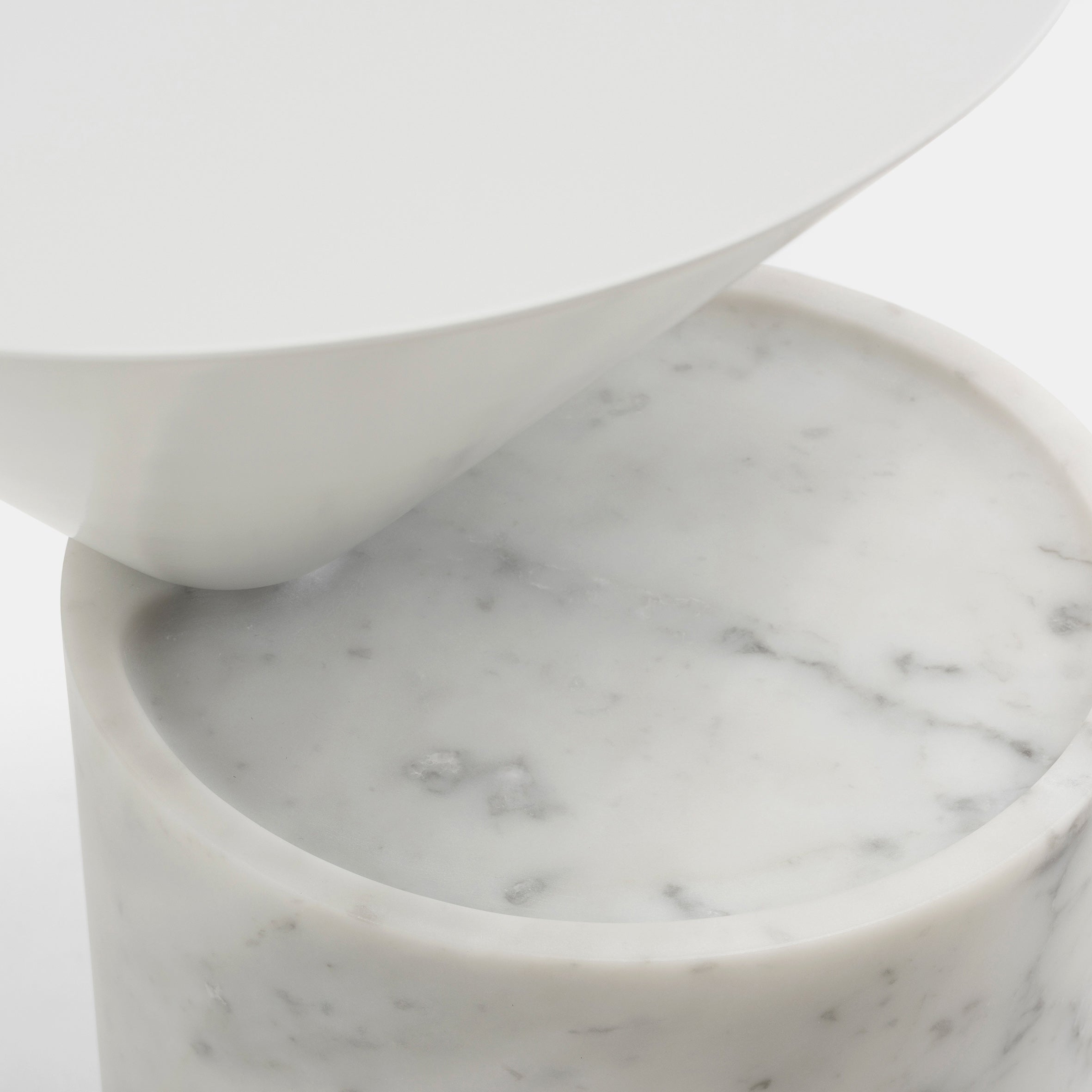 Laurel Marble Side Table