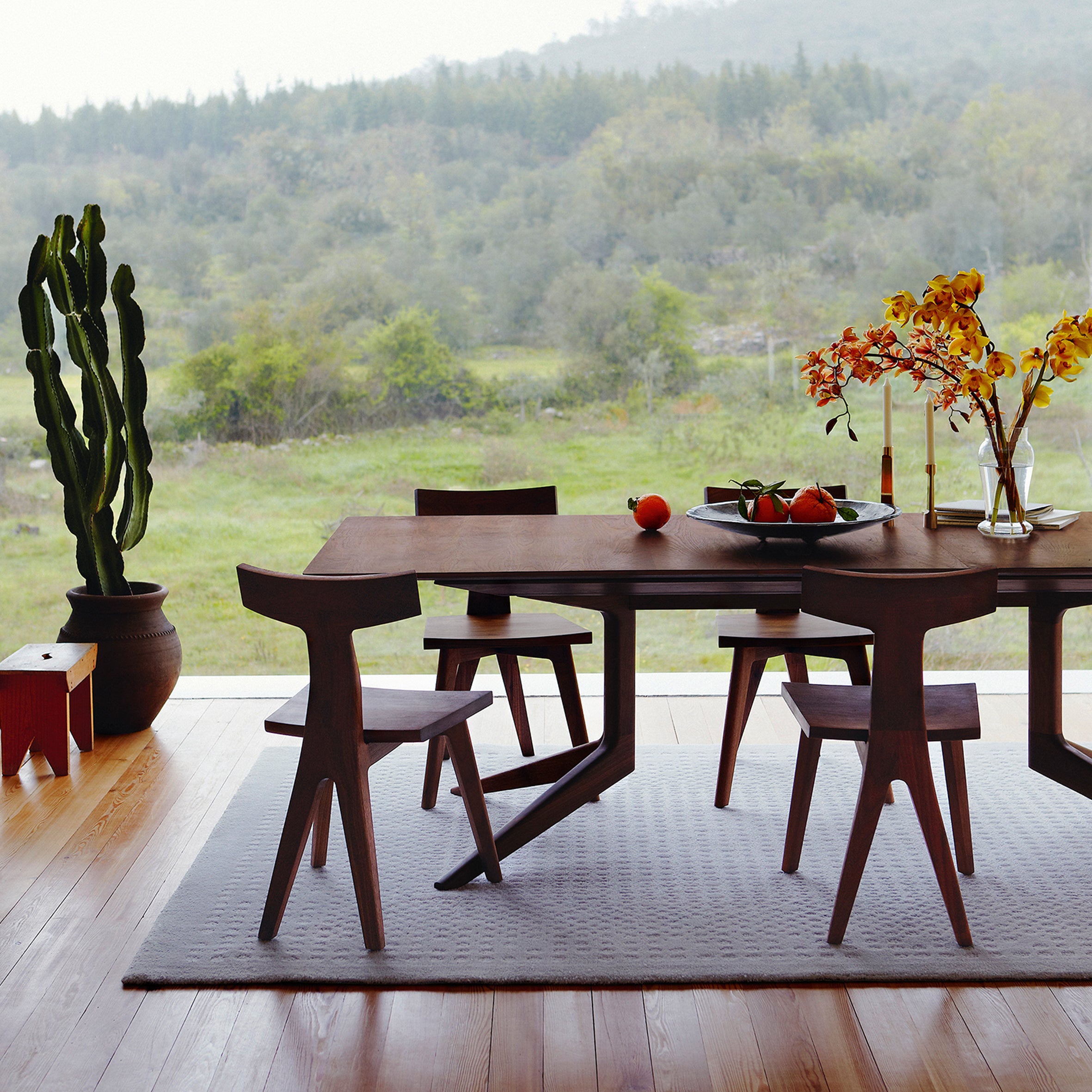 Light Extending Dining Table