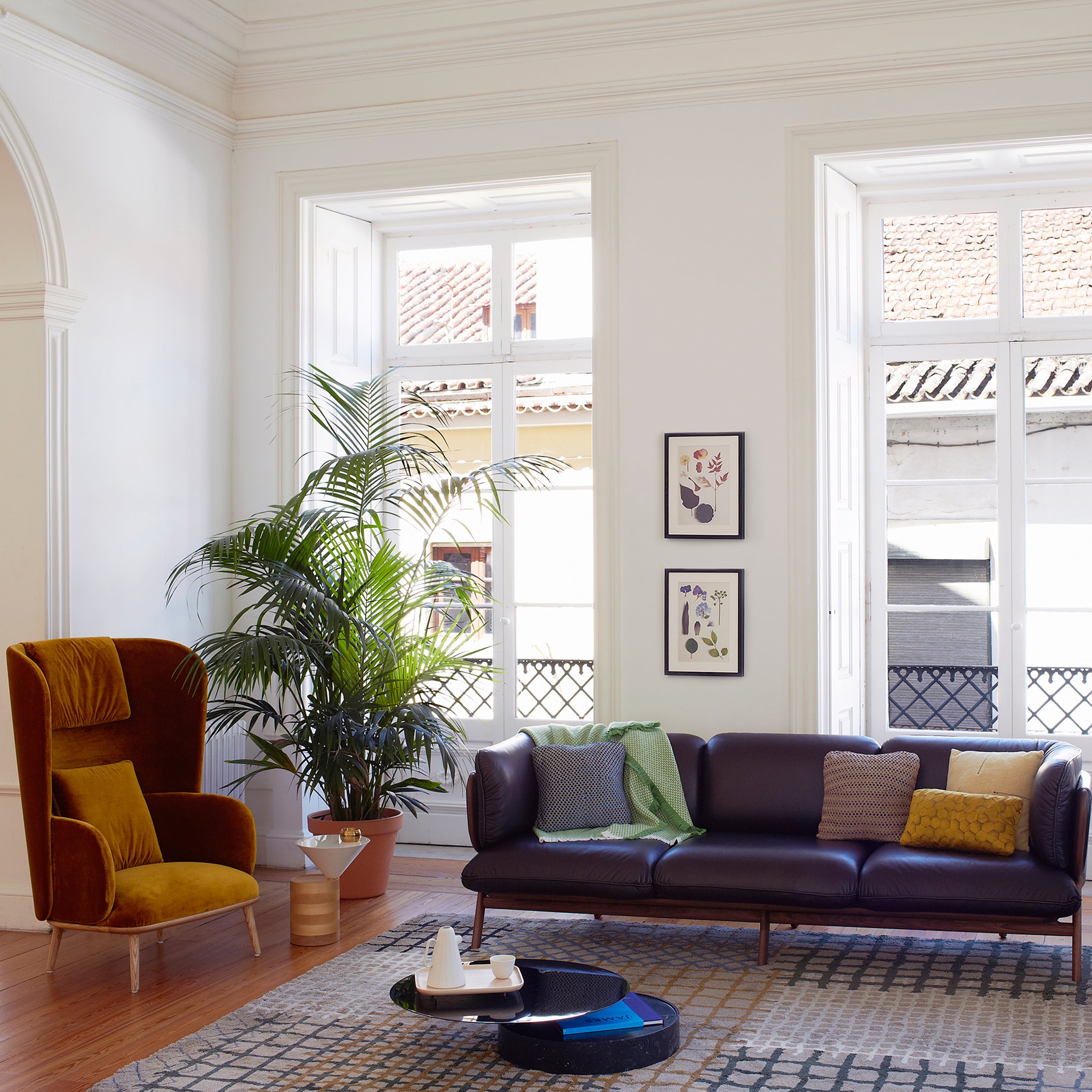 Blanche Bergere Lounge Chair