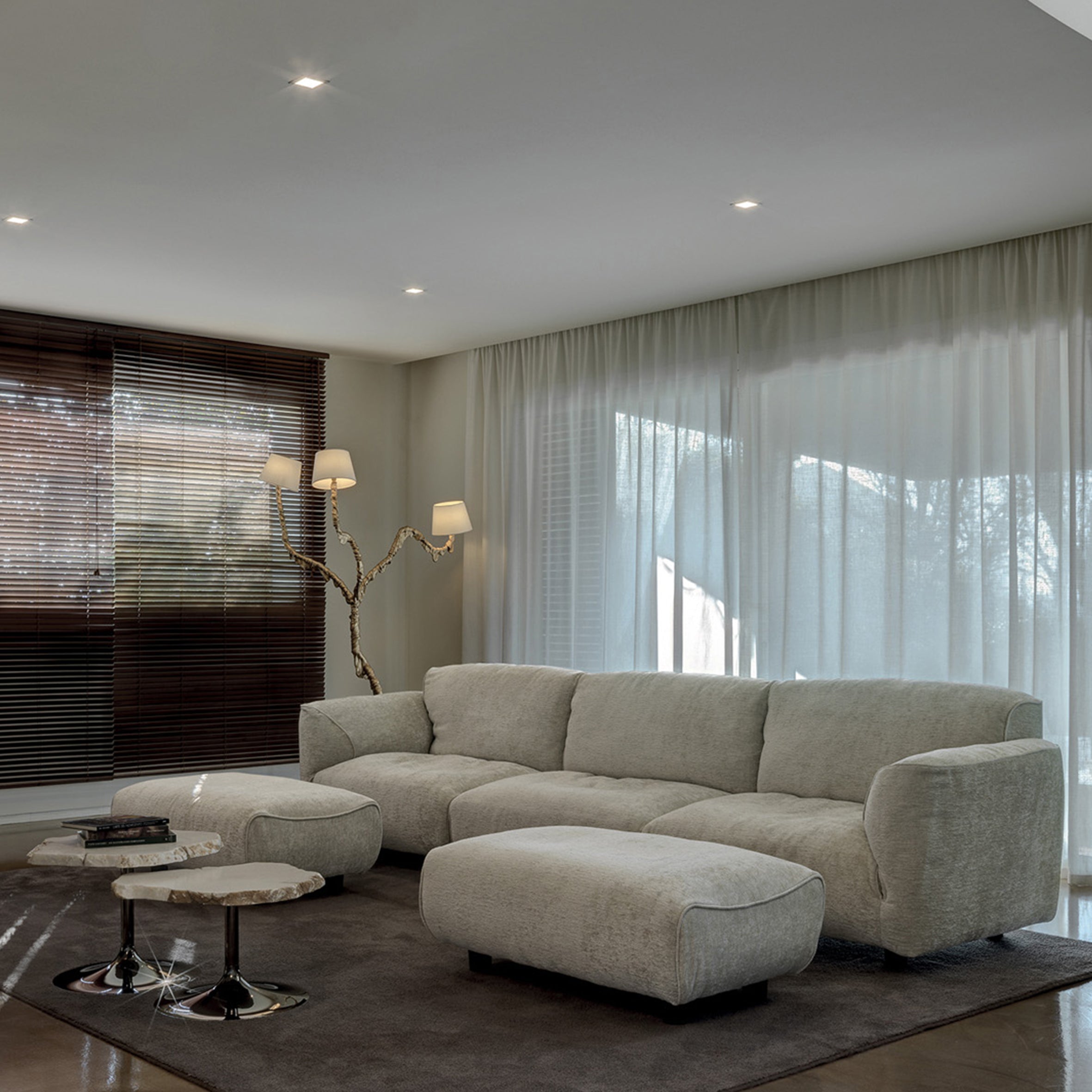 Grande Soffice Sofa - 3 Seater w/Chaise Longue