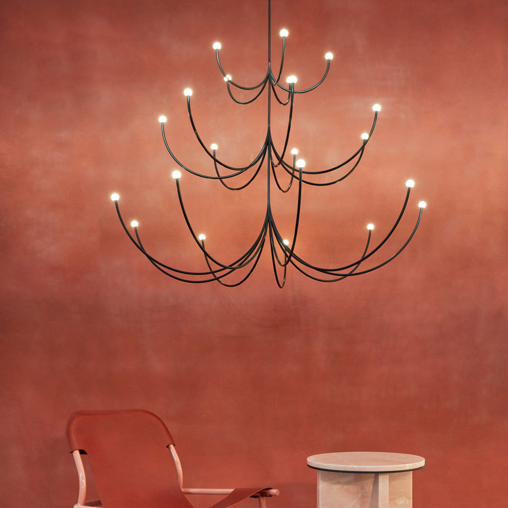Arca Chandelier - 3 Tier Pendant - Monologue London