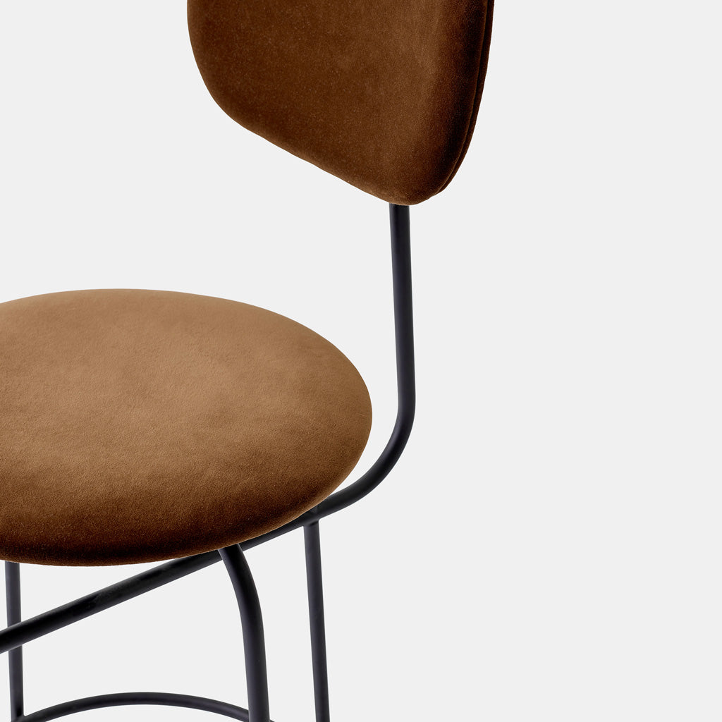 Afteroom Bar Chair Plus - Brown velvet - Monologue London