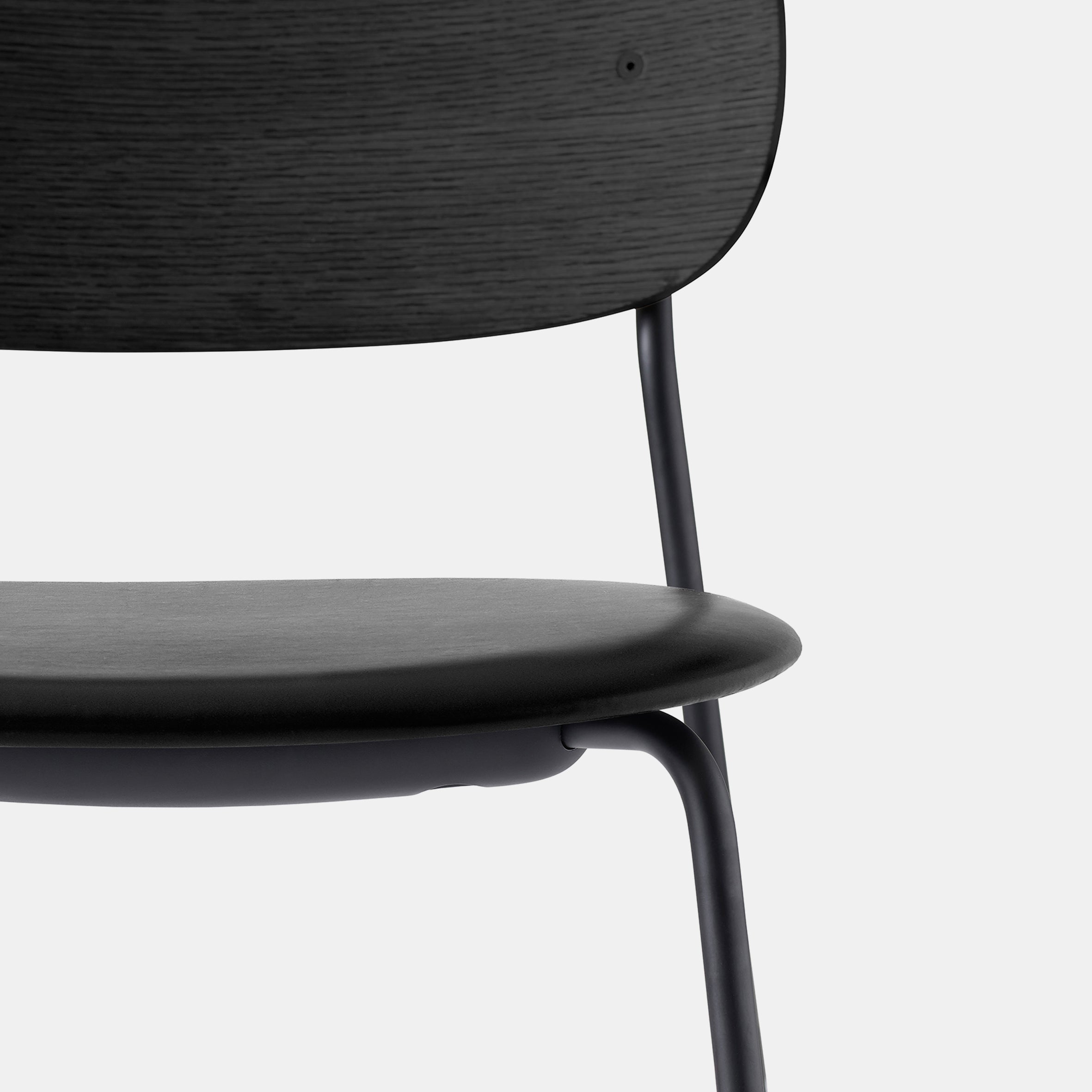 Co Upholstered Chair - Black Oak