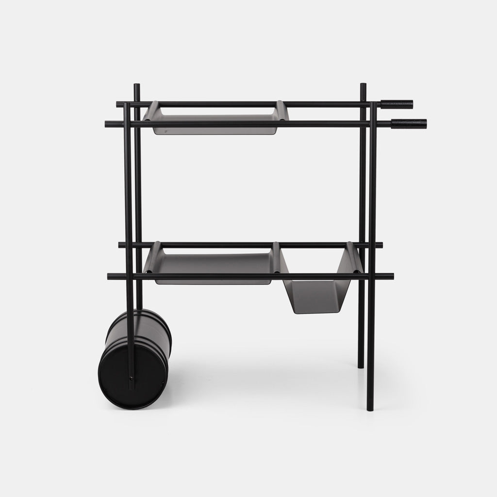 Rollingin Drinks Trolley - Black - Monologue London