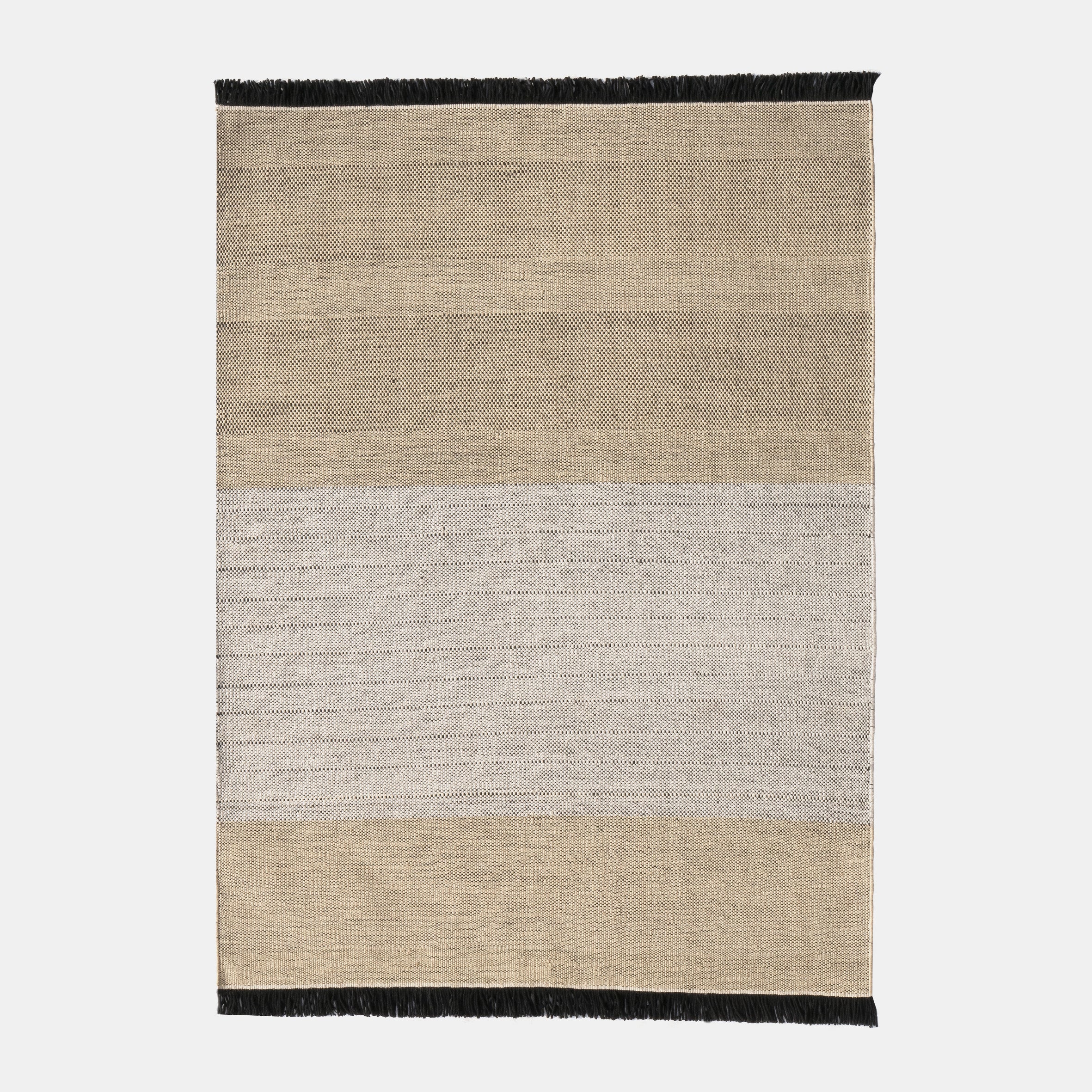 Tres Stripes Outdoor Rug - Black - Monologue London