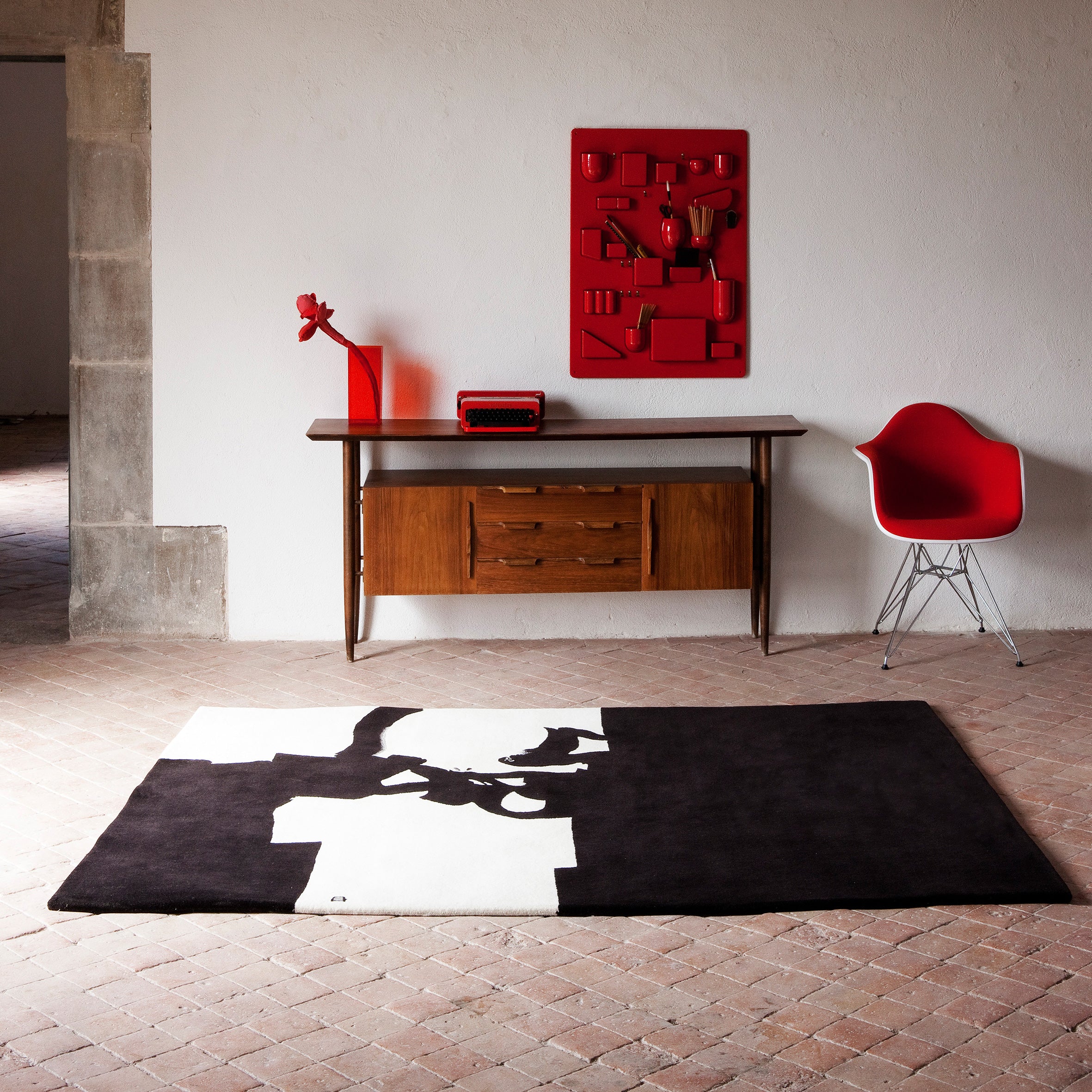 Chillida Rug - Collage 1966 - Monologue London