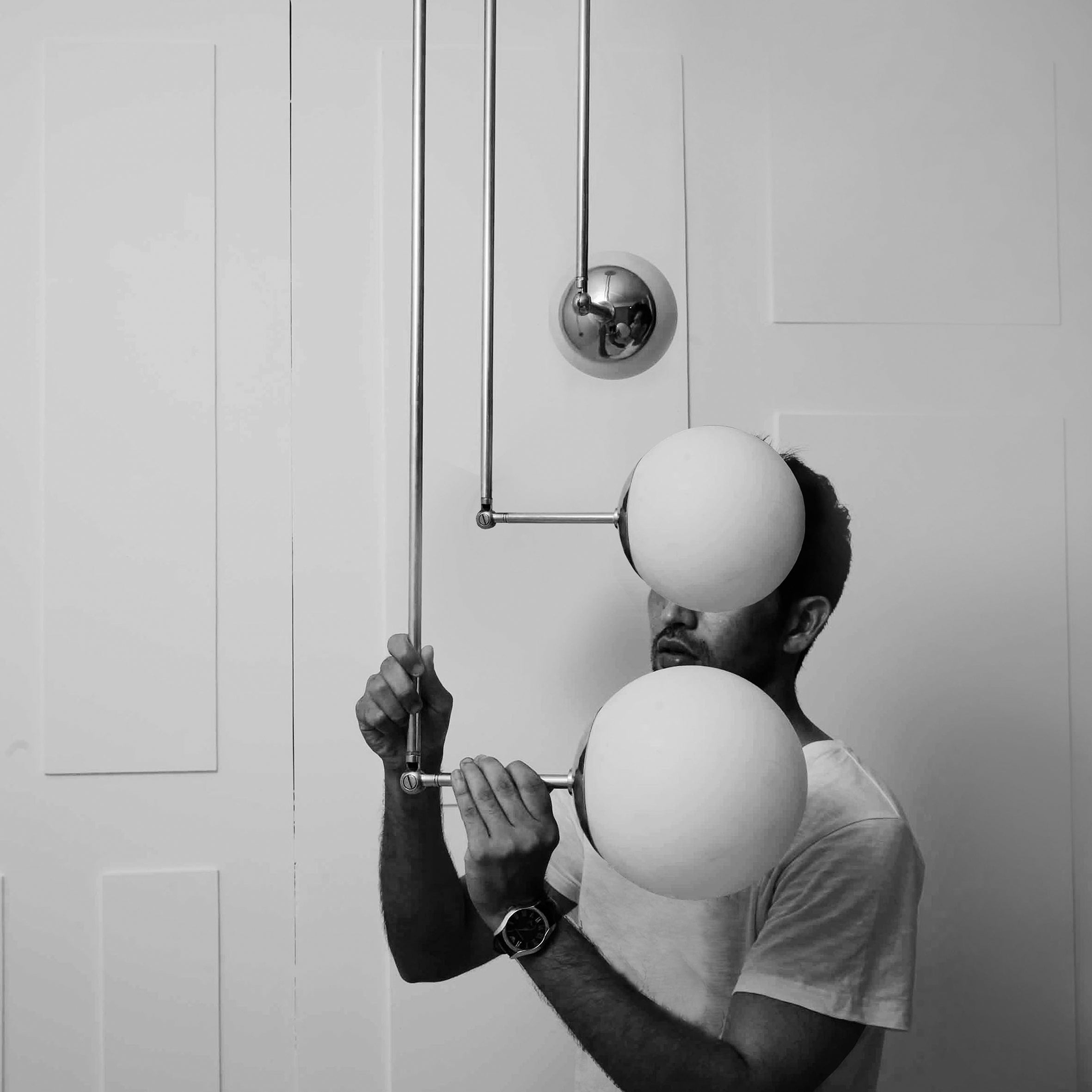 Tango Pendant - Glass Globe