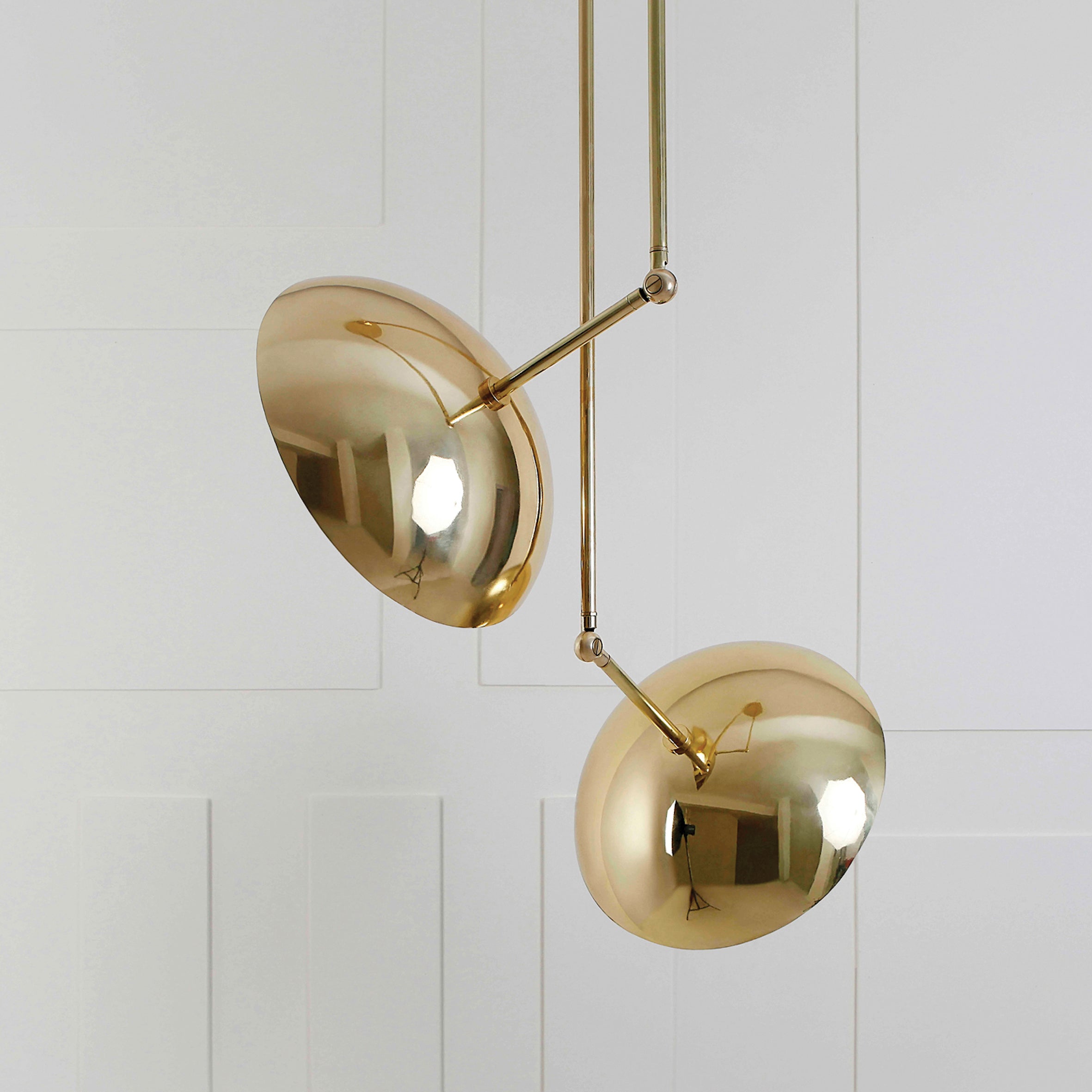 Tango Pendant - Brass Dome