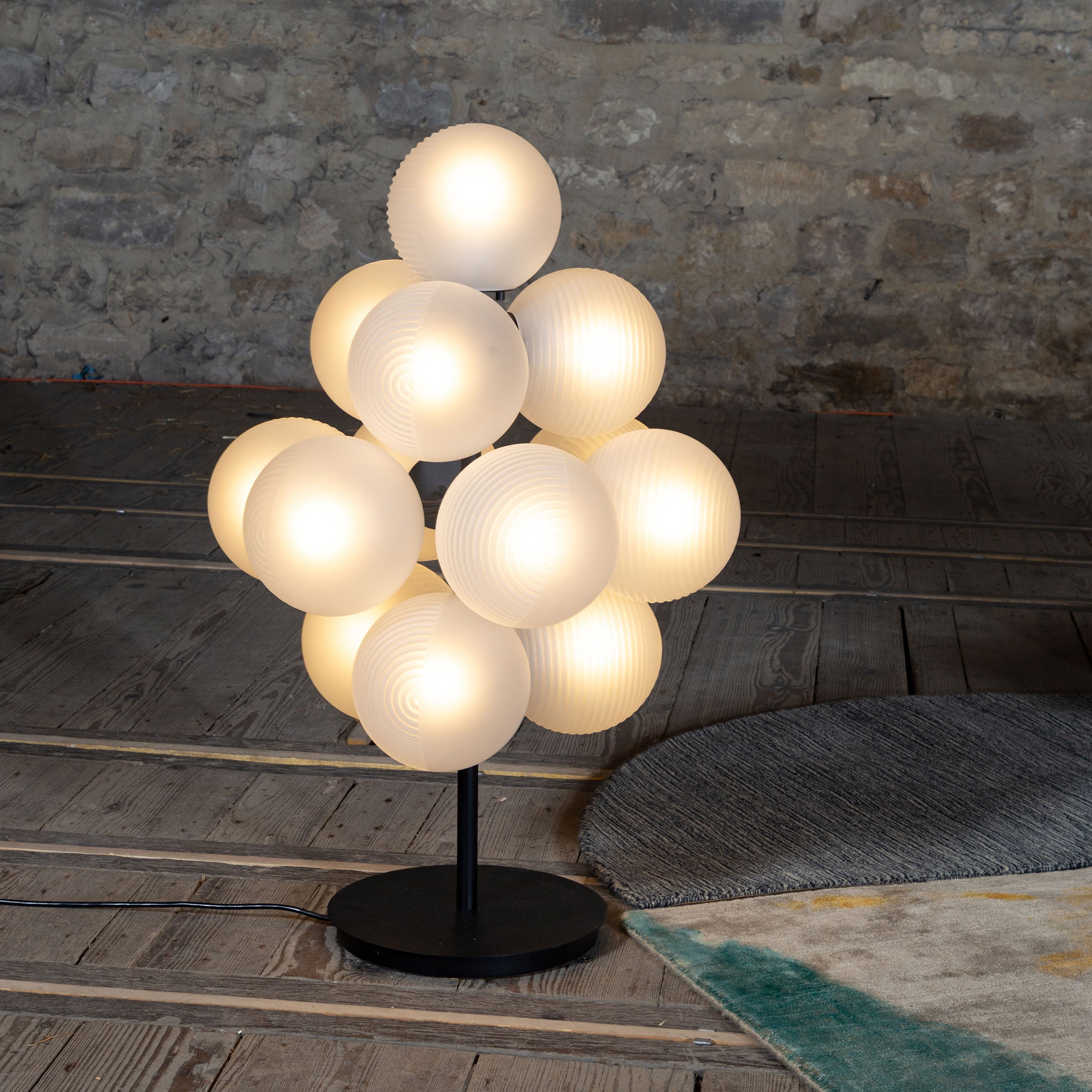 Stellar Grape Floor Lamp - Aubergine - Monologue London