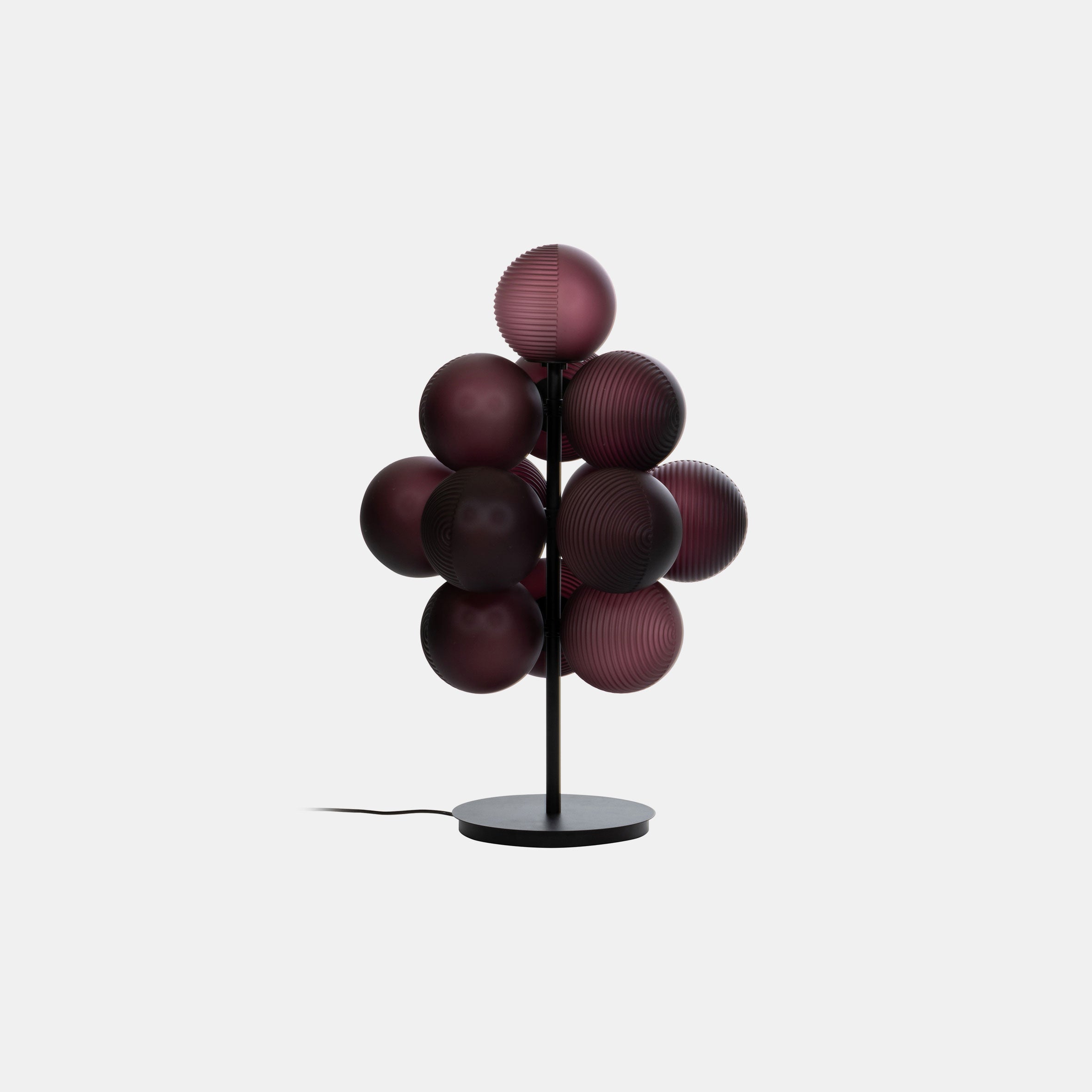 Stellar Grape Floor Lamp - Aubergine - Monologue London