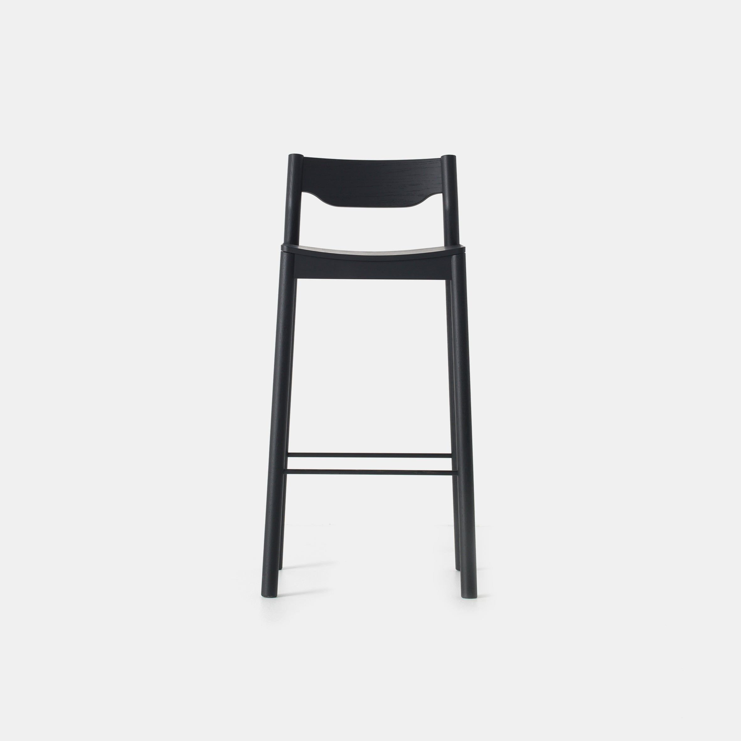 Tangerine Bar Stool with Back