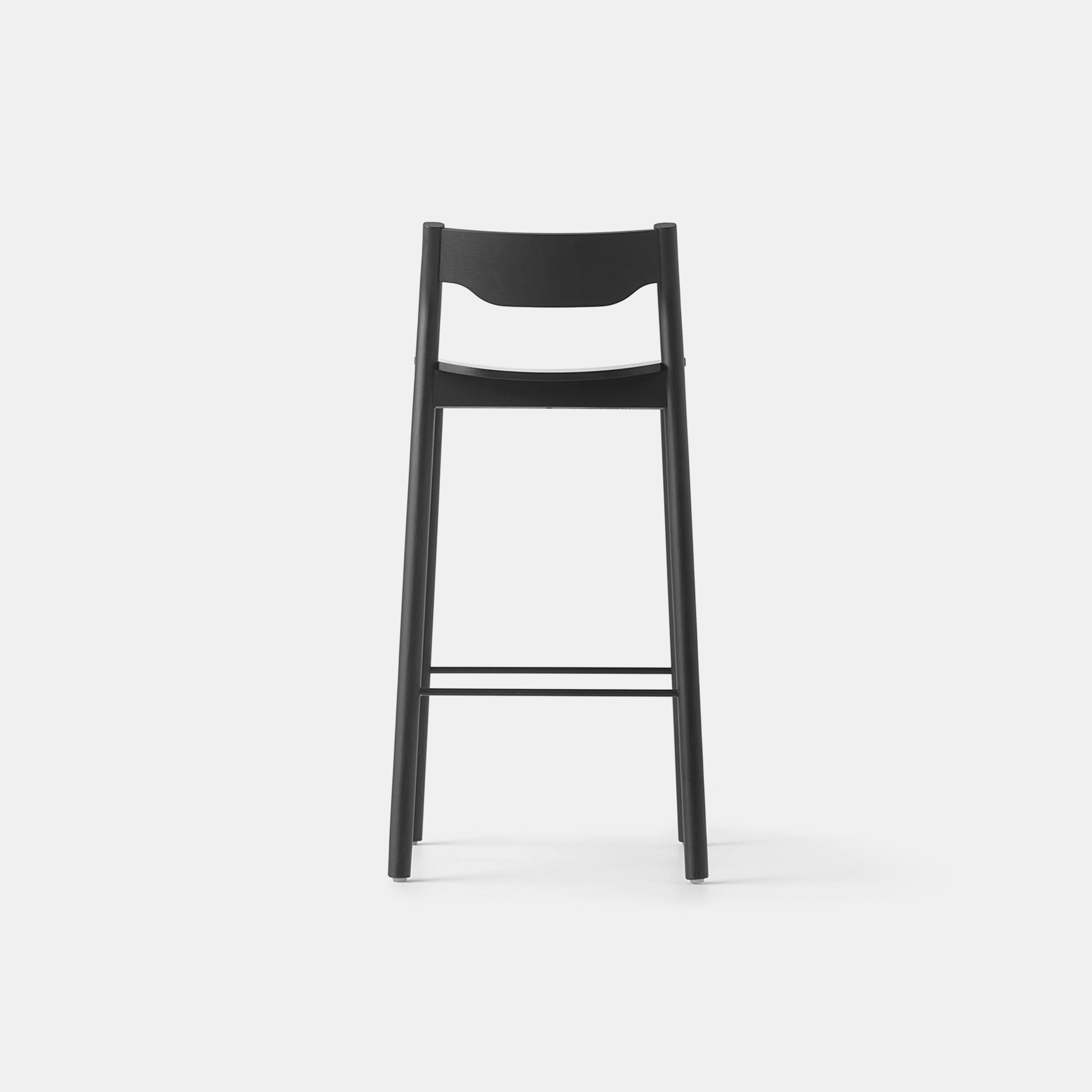 Tangerine Bar Stool with Back